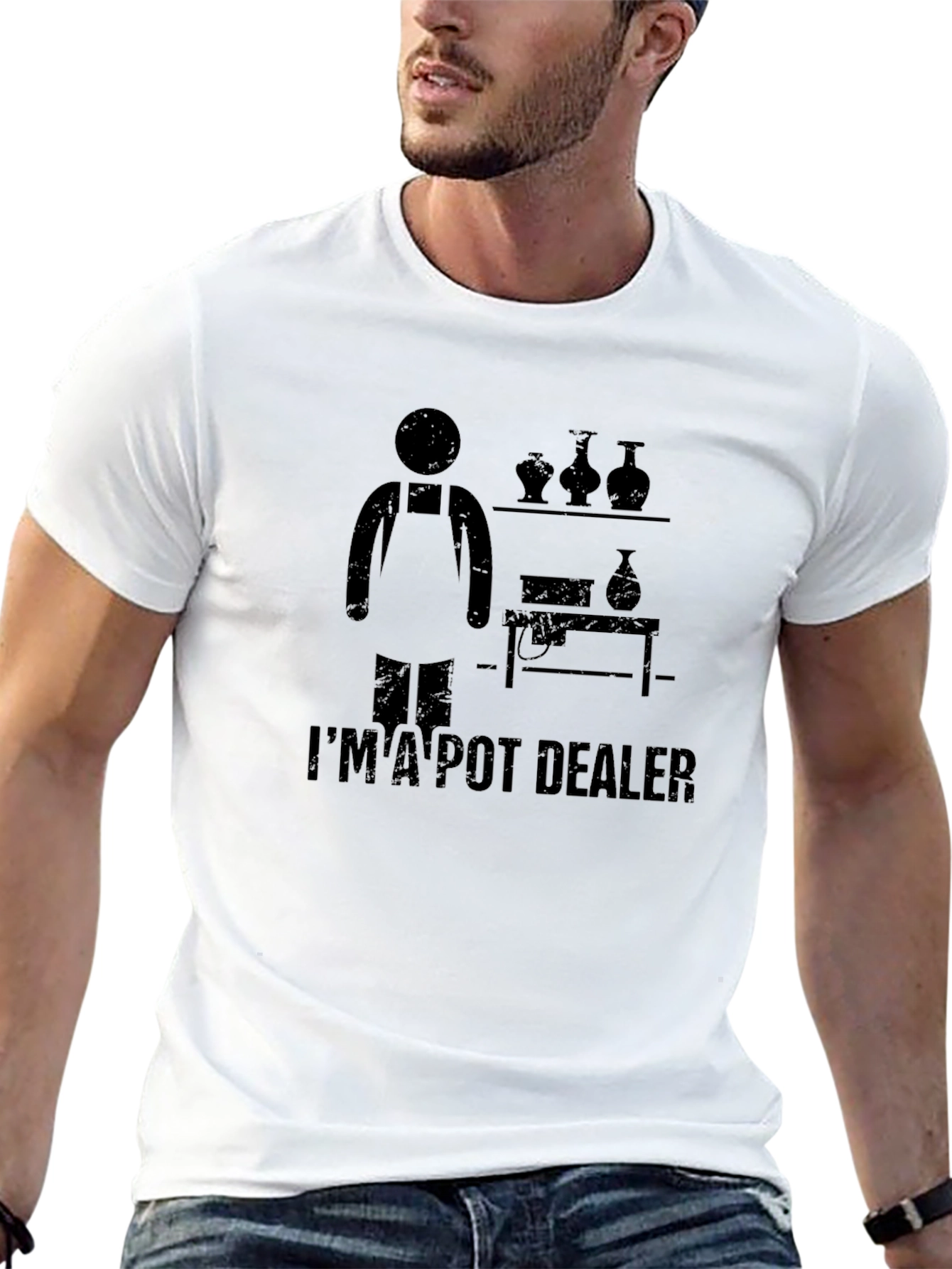 Im A Pot Dealer Funny Pottery T-Shirt