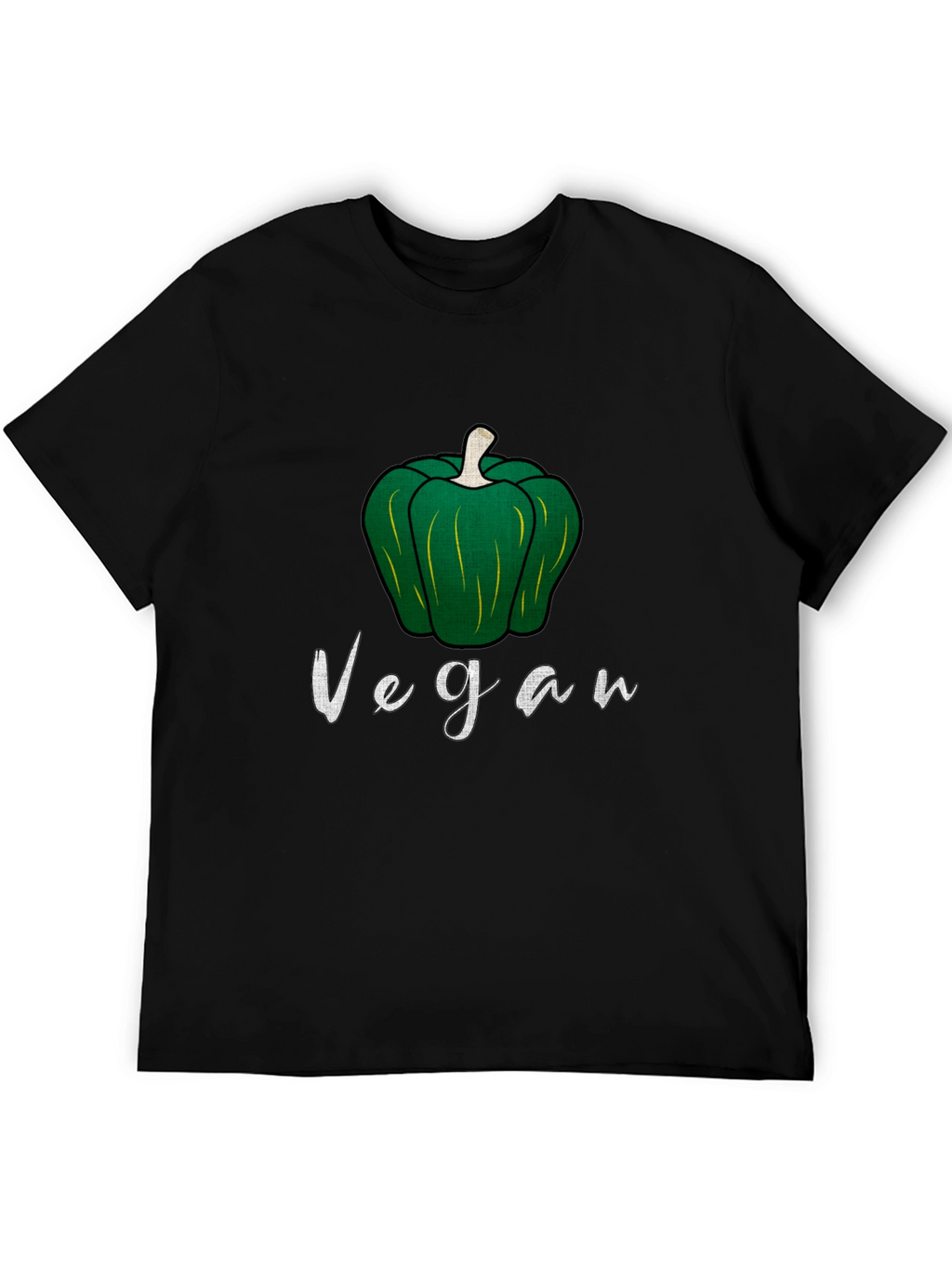Vegan Green Pepper Graphic Tee