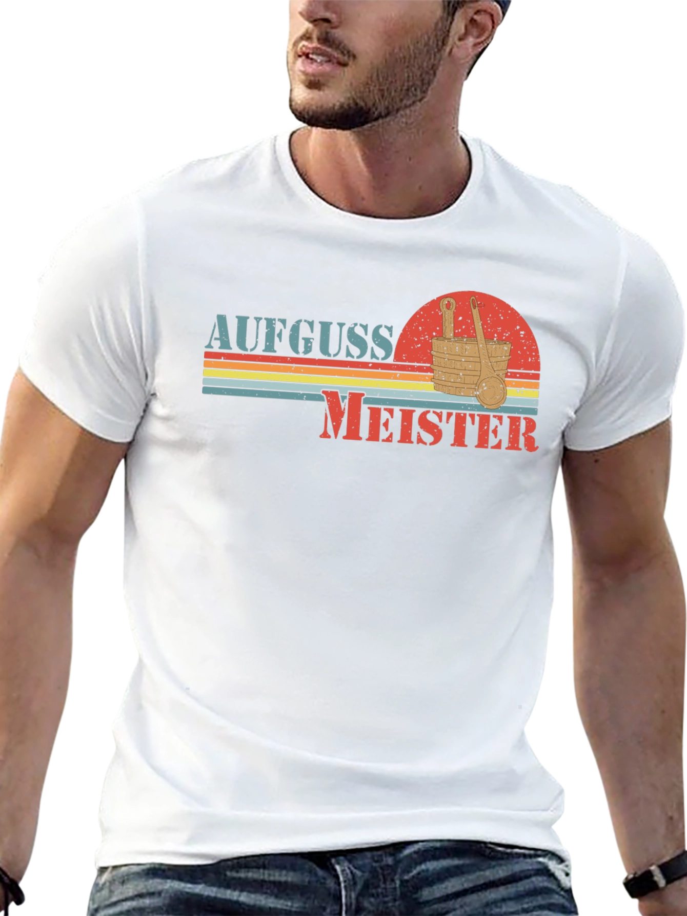 Aufguss Meister Sauna Retro T-Shirt