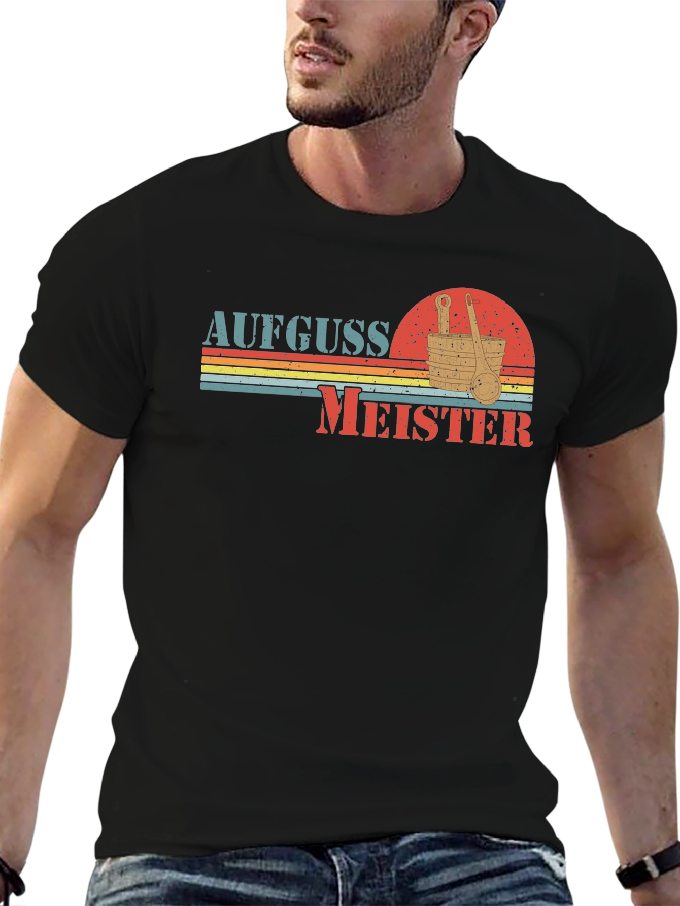 Aufguss Meister Sauna Retro T-Shirt