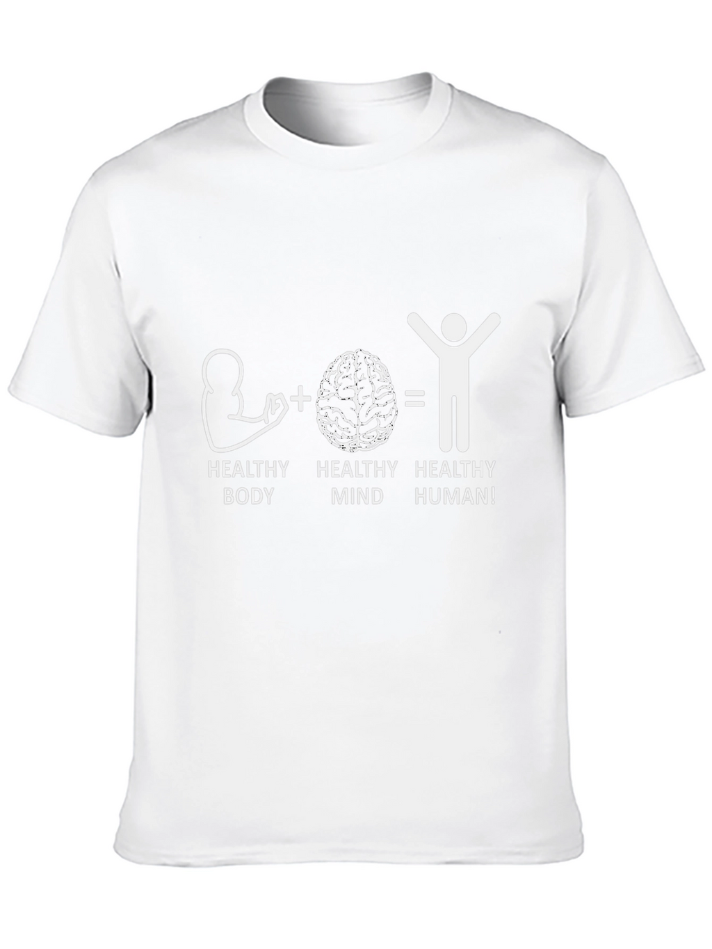 Healthy Body Mind Human Graphic Tee
