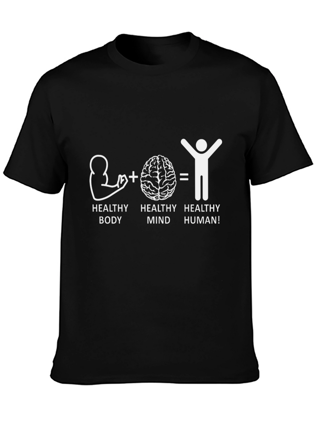 Healthy Body Mind Human Graphic Tee