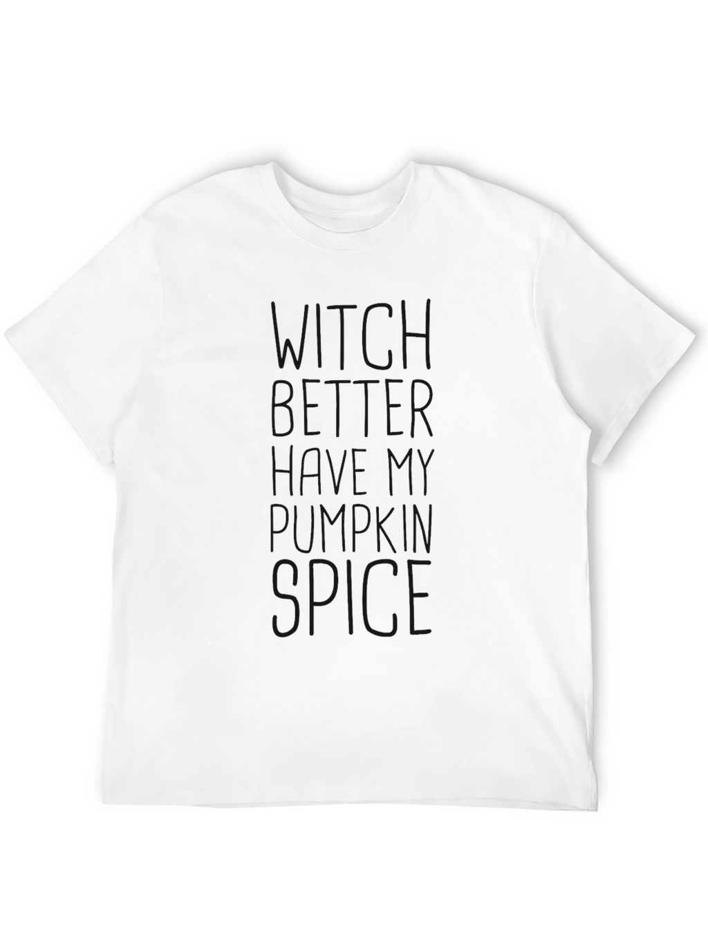 Mens Black Funny Pumpkin Spice T-Shirt