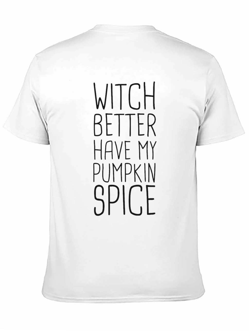 Mens Black Funny Pumpkin Spice T-Shirt