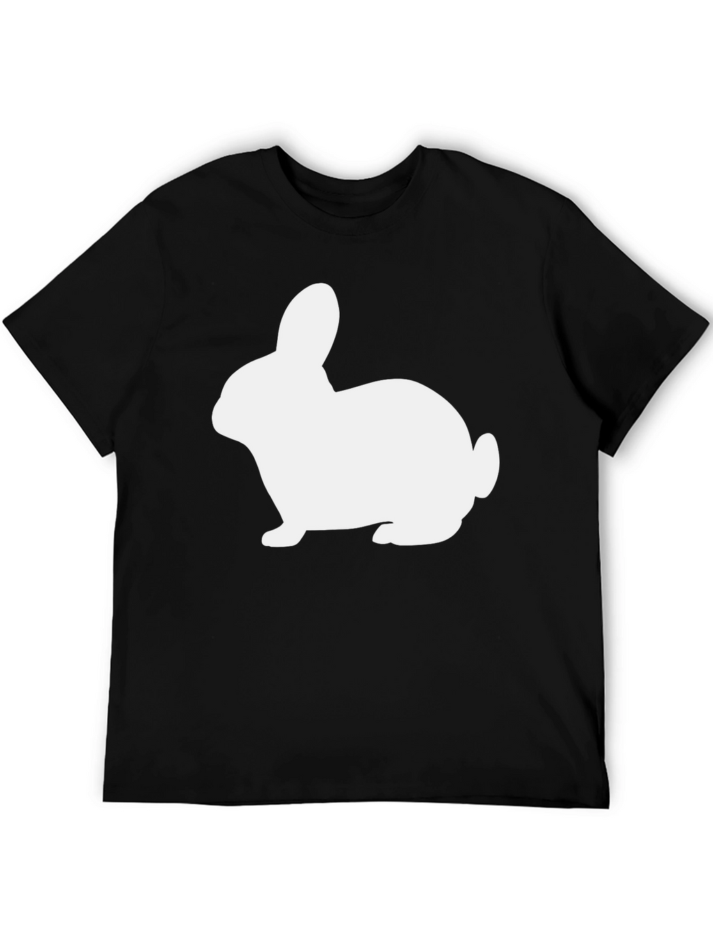 Bunny Silhouette Black T-Shirt
