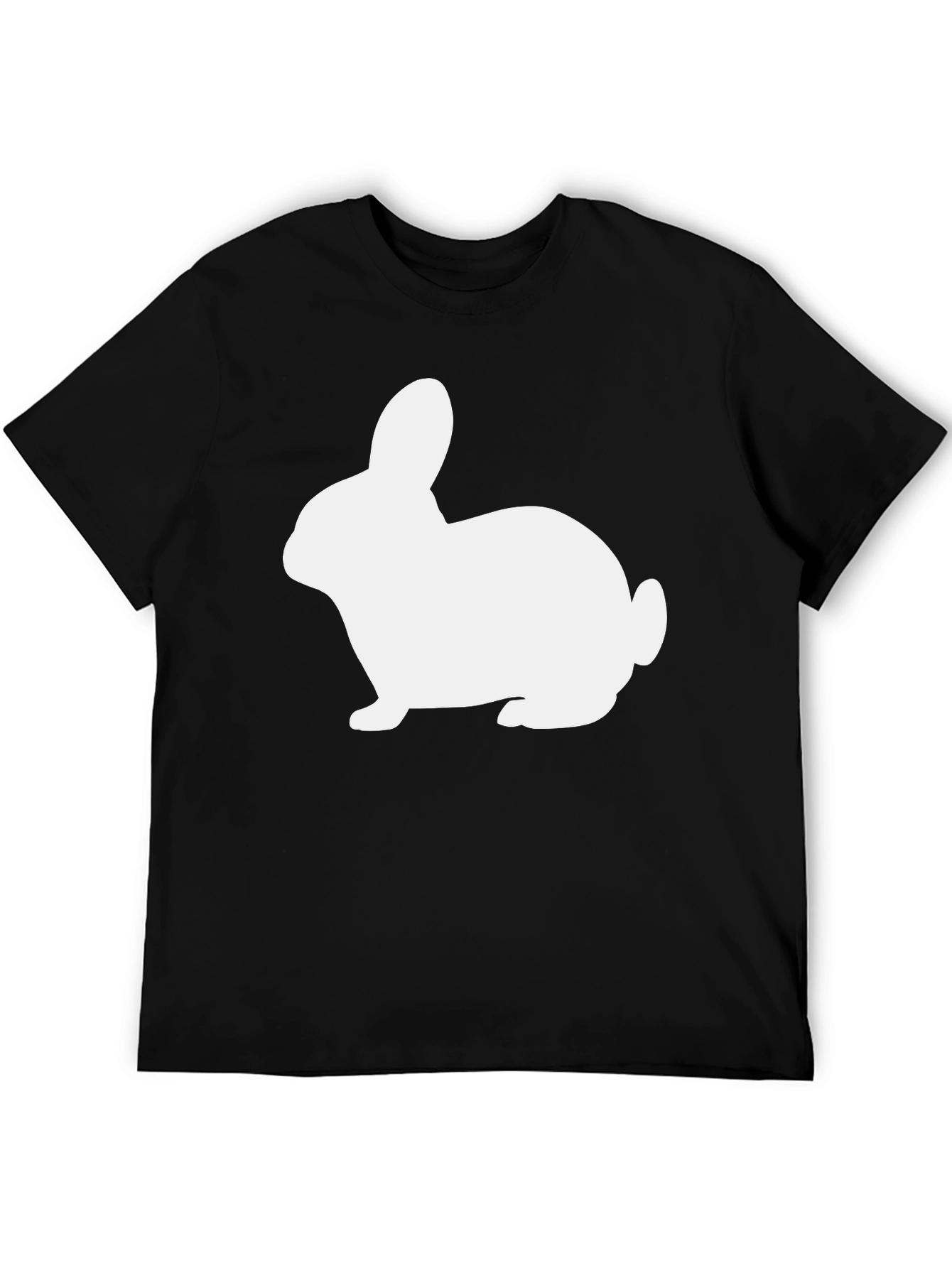 Bunny Silhouette Black T-Shirt