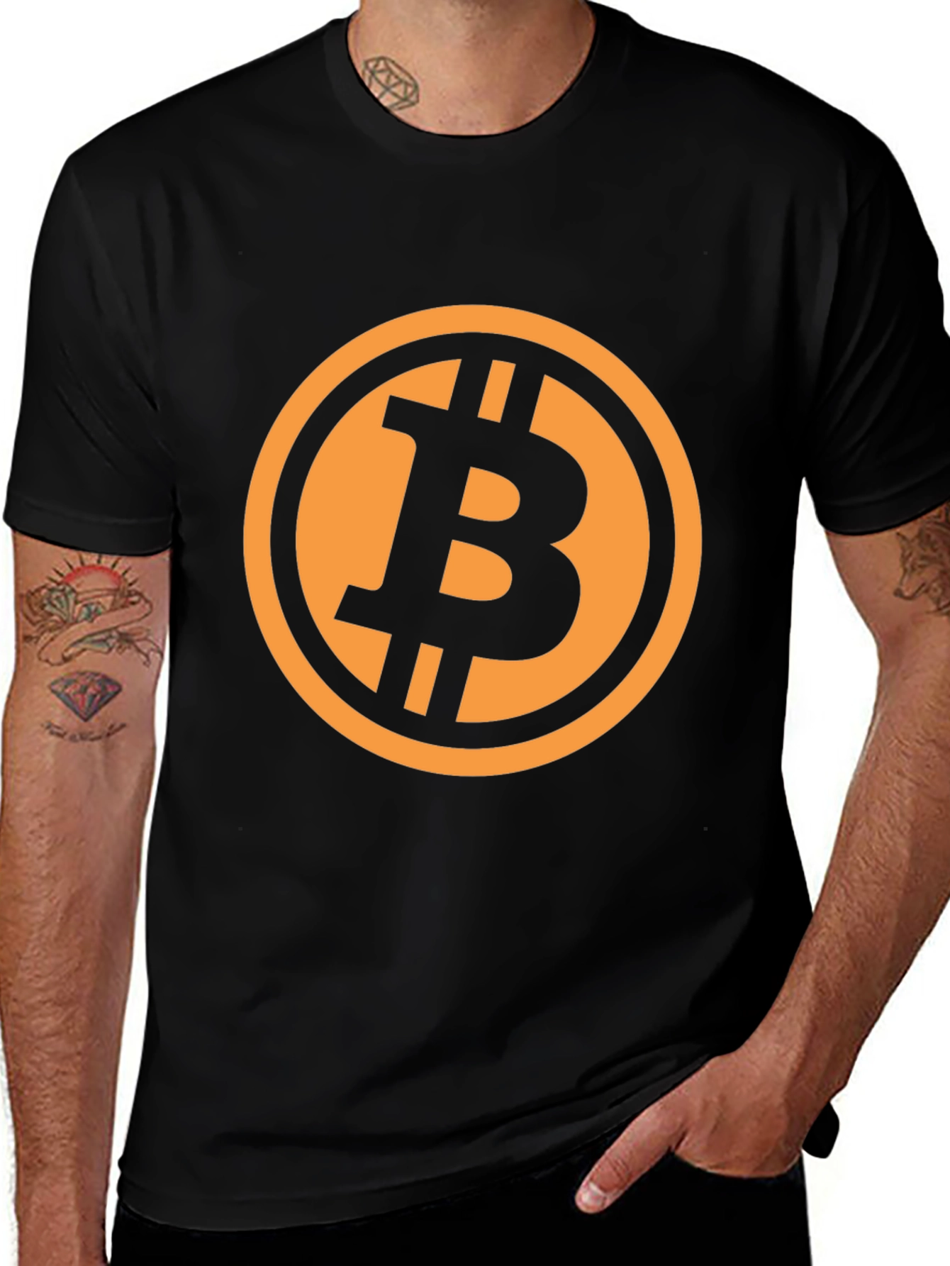 Bitcoin Symbol T-Shirt - Crypto Currency Tee
