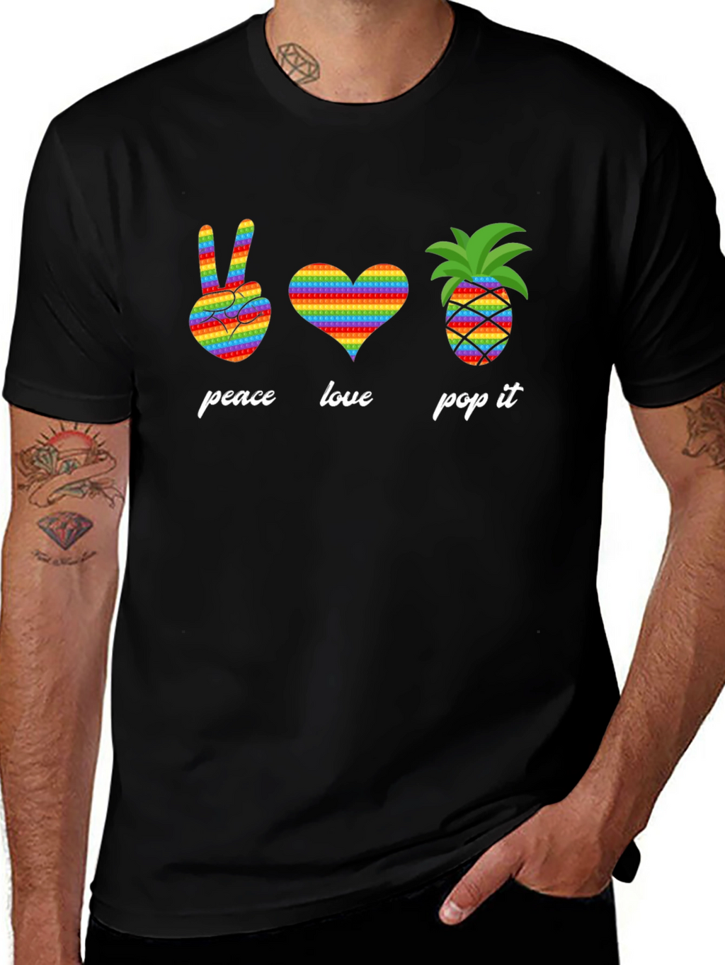 Peace Love Pop It T-Shirt