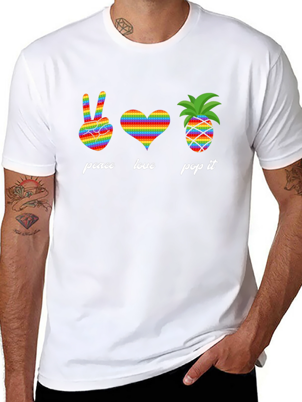 Peace Love Pop It T-Shirt
