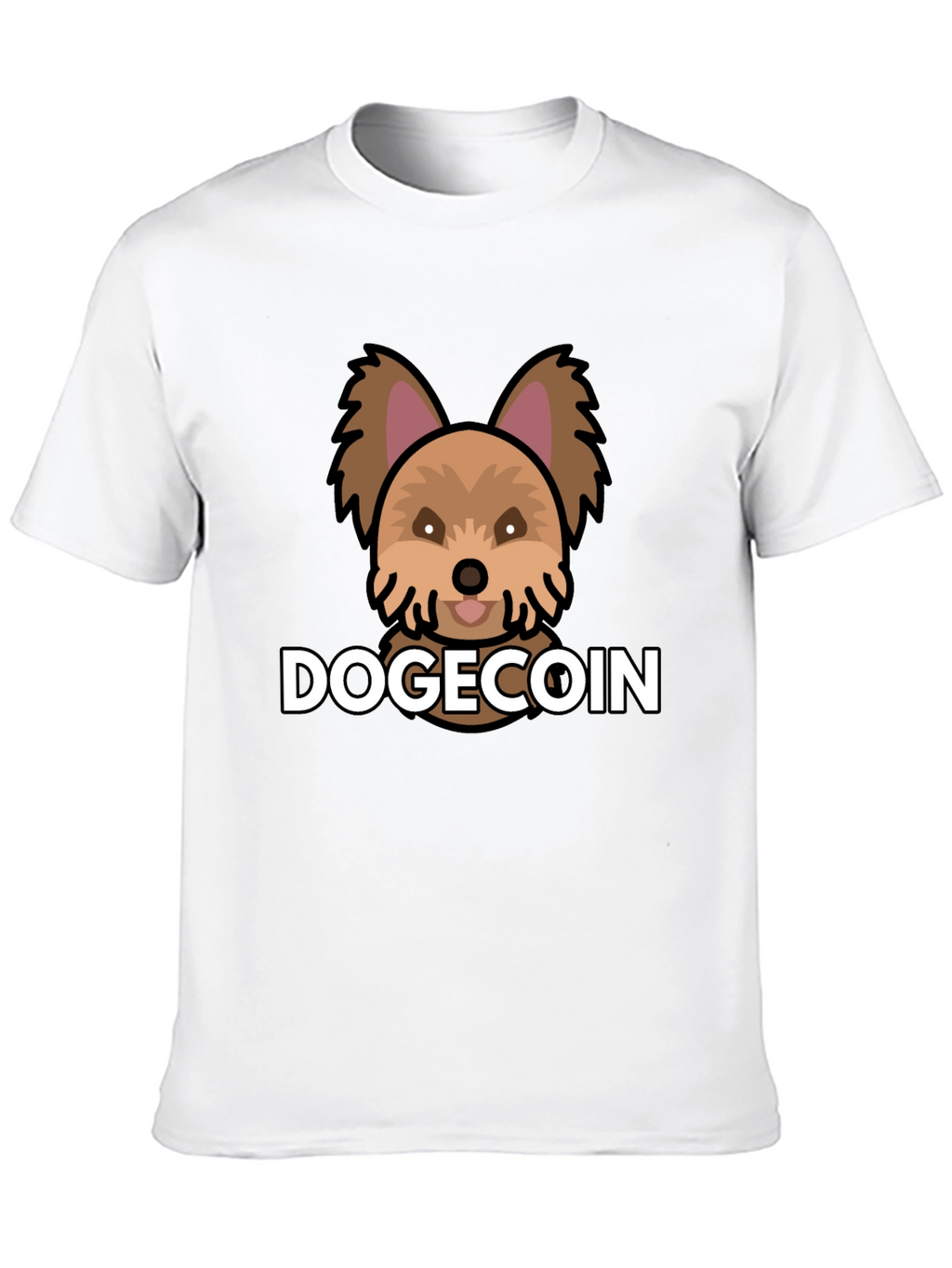 DogeCoin Graphic Tee - Black T-Shirt
