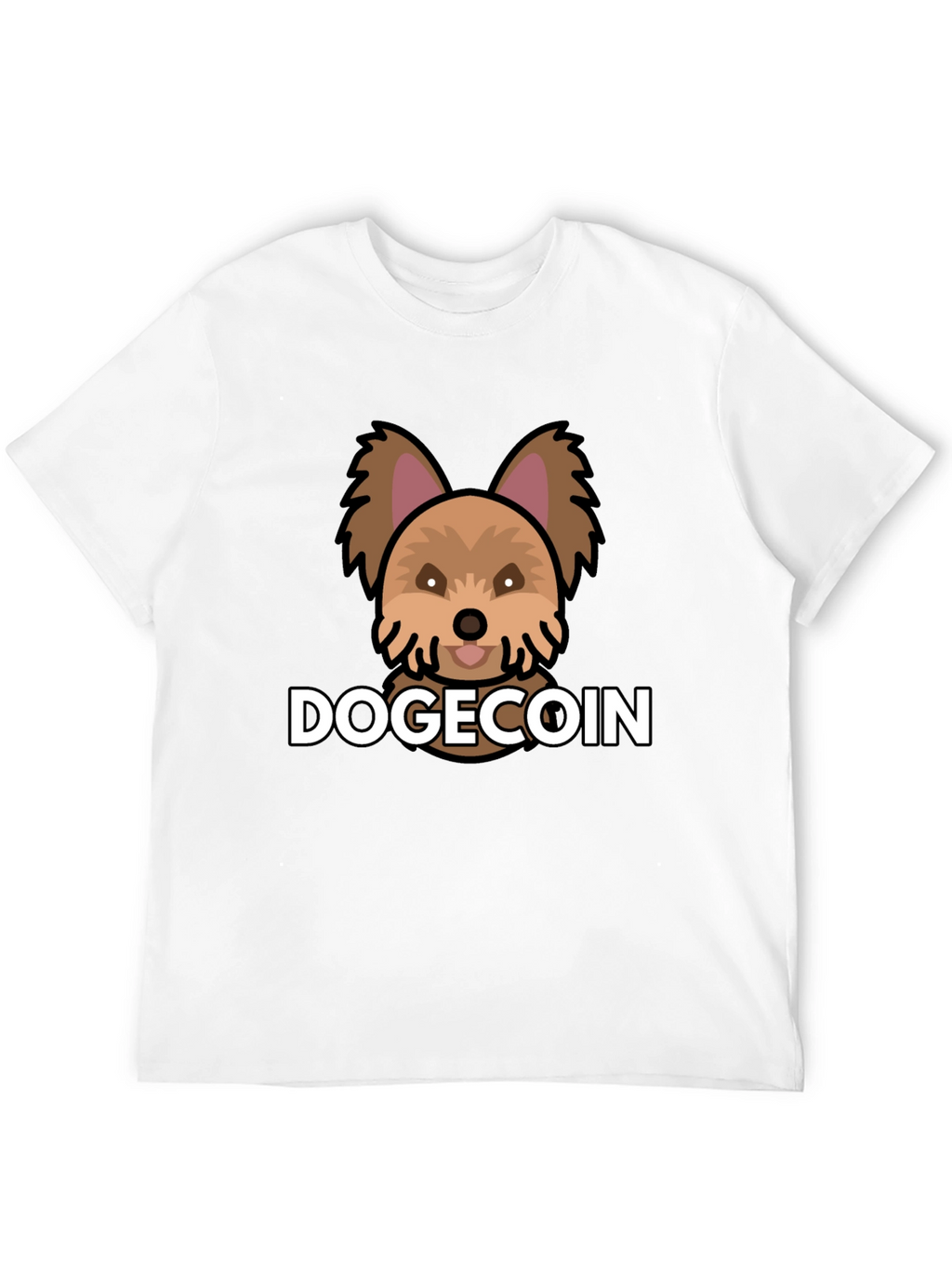 DogeCoin Graphic Tee - Black T-Shirt