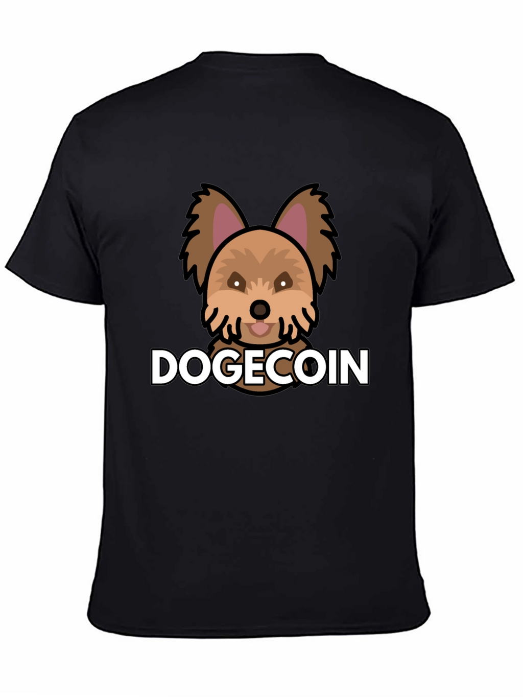 DogeCoin Graphic Tee - Black T-Shirt