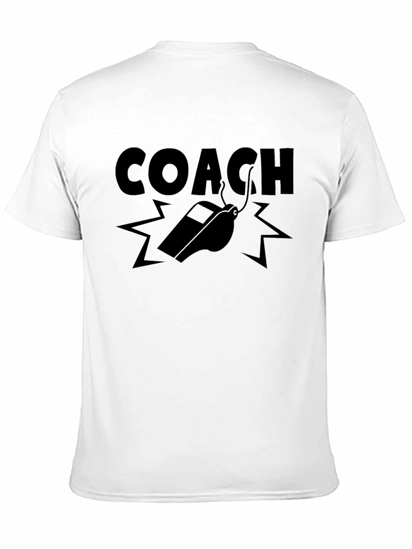 Coach Whistle Graphic T-Shirt - Athletic Training Tee