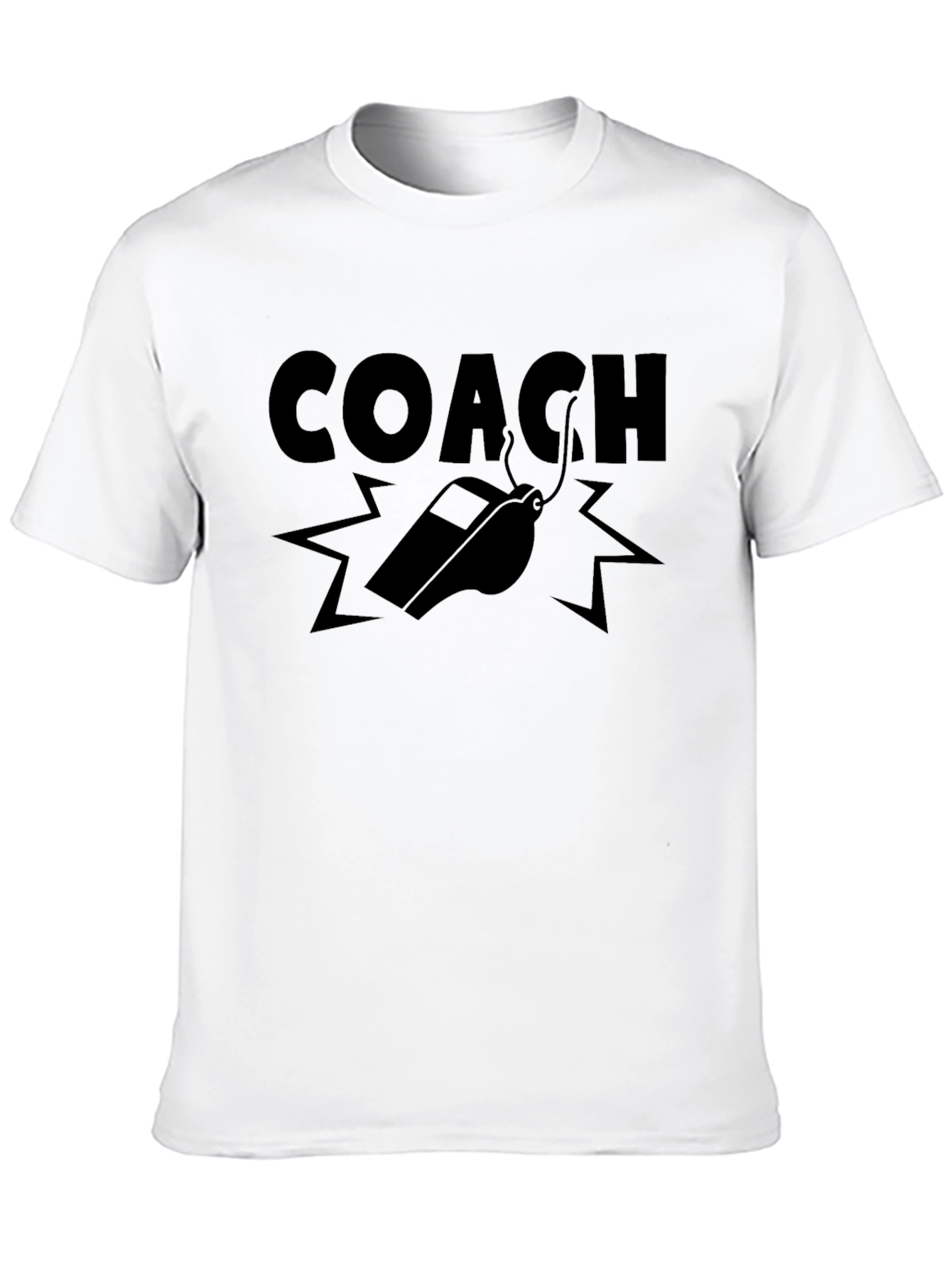 Coach Whistle Graphic T-Shirt - Athletic Training Tee