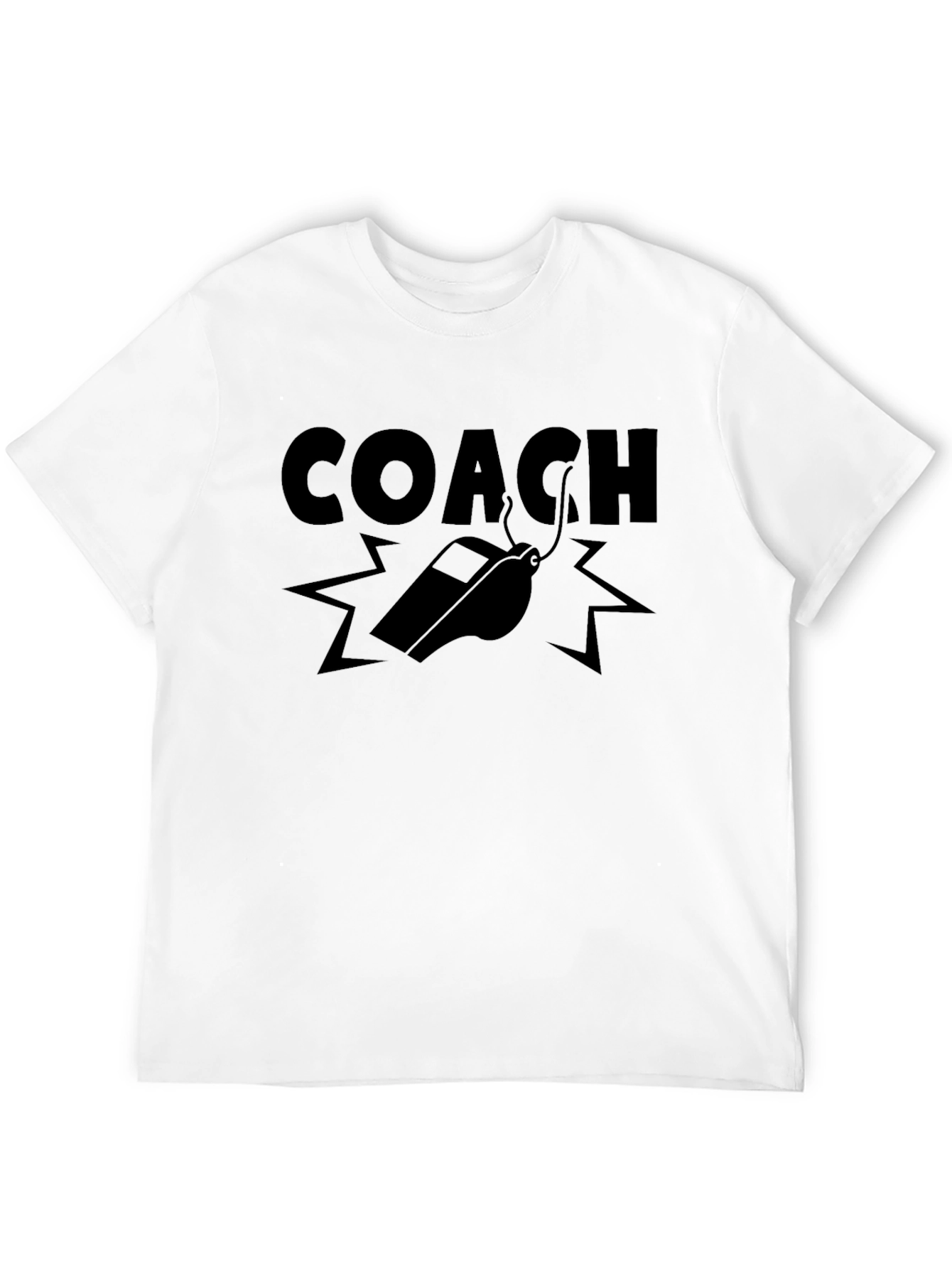 Coach Whistle Graphic T-Shirt - Athletic Training Tee