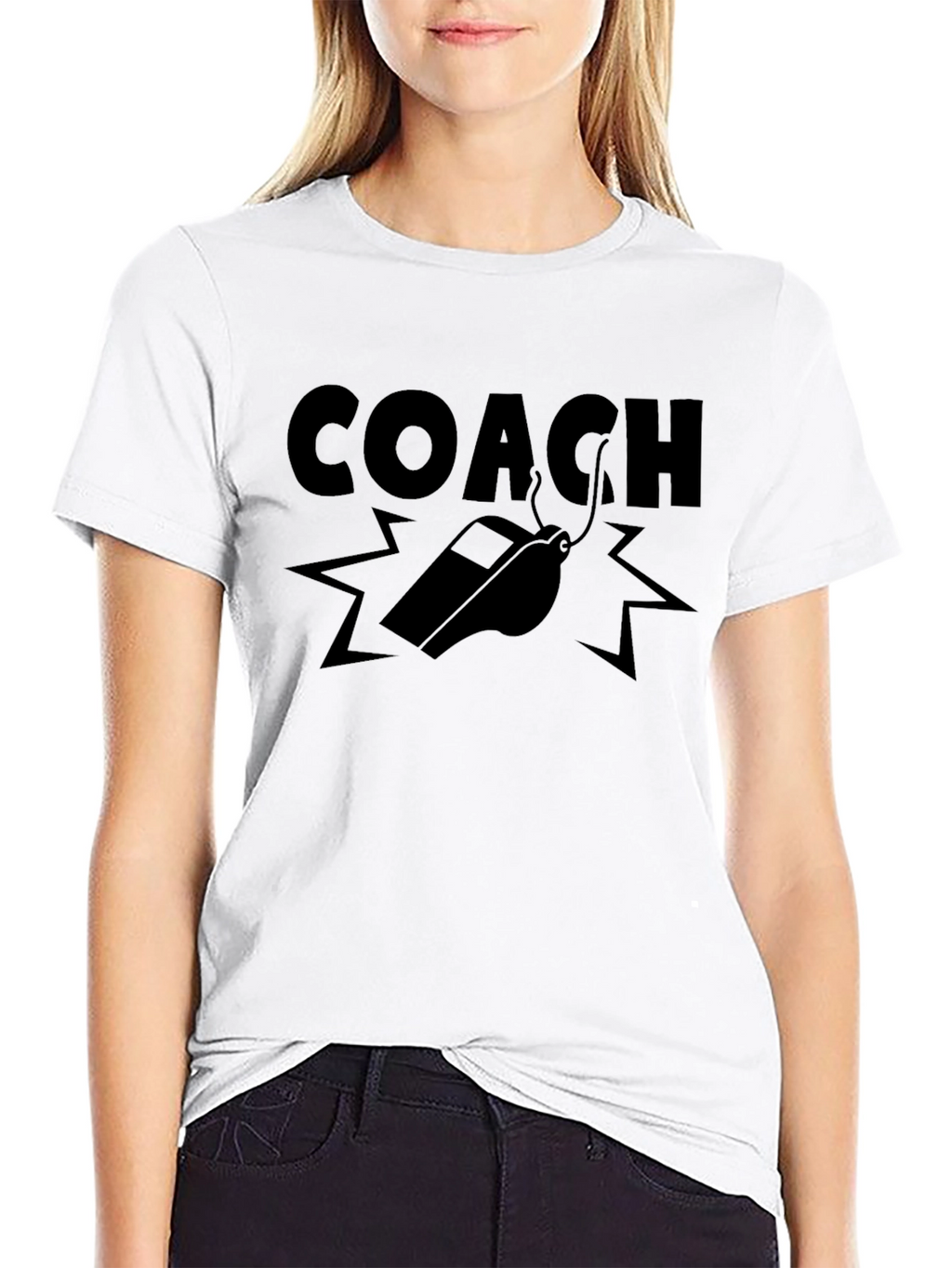 Coach Whistle Graphic T-Shirt - Athletic Training Tee
