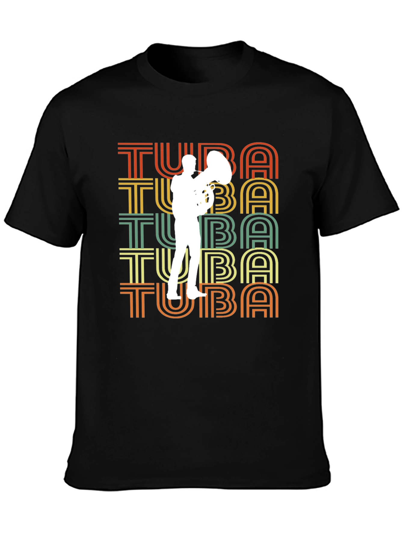 Retro Tuba Player Graphic Tee