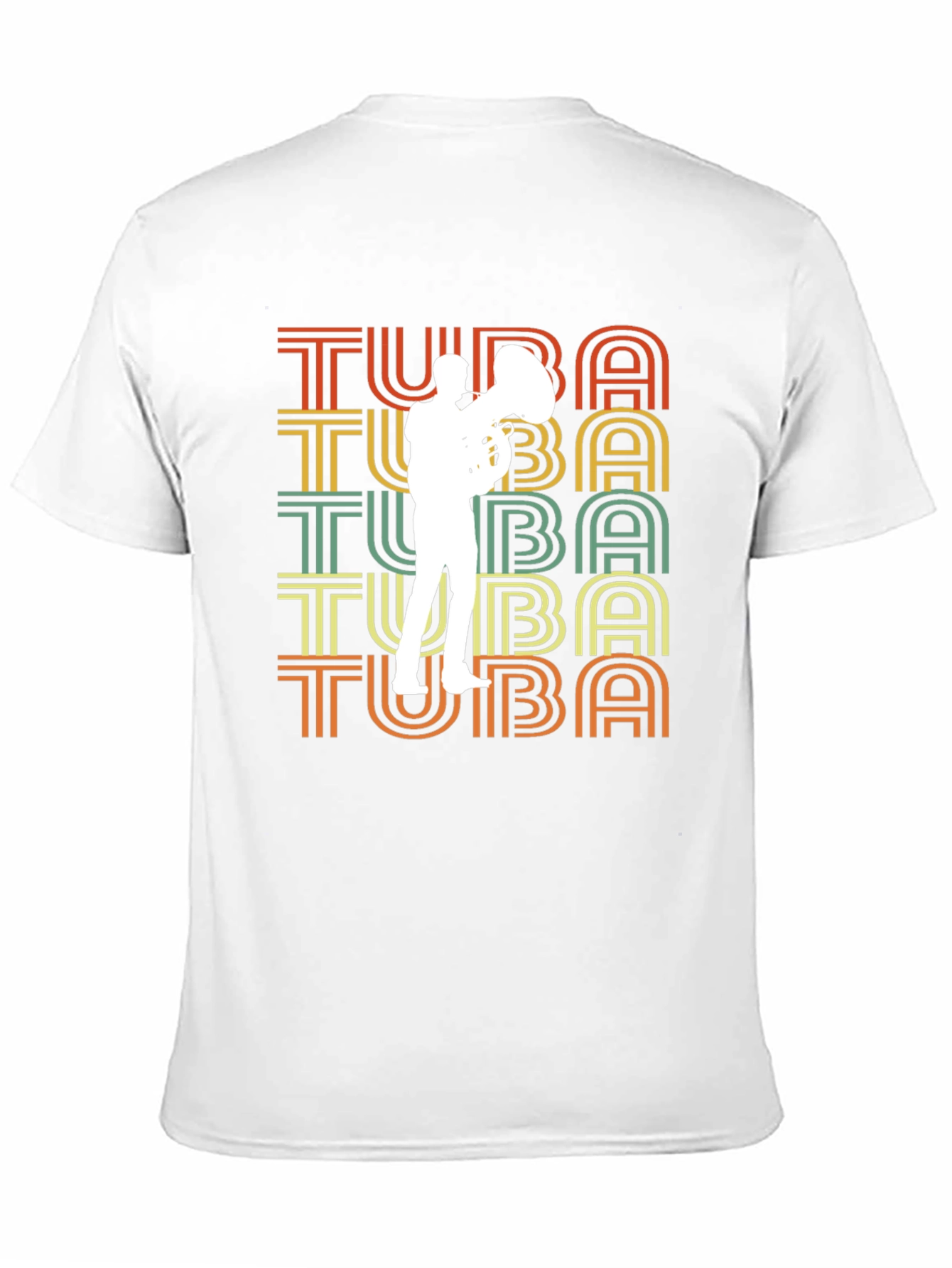 Retro Tuba Player Graphic Tee