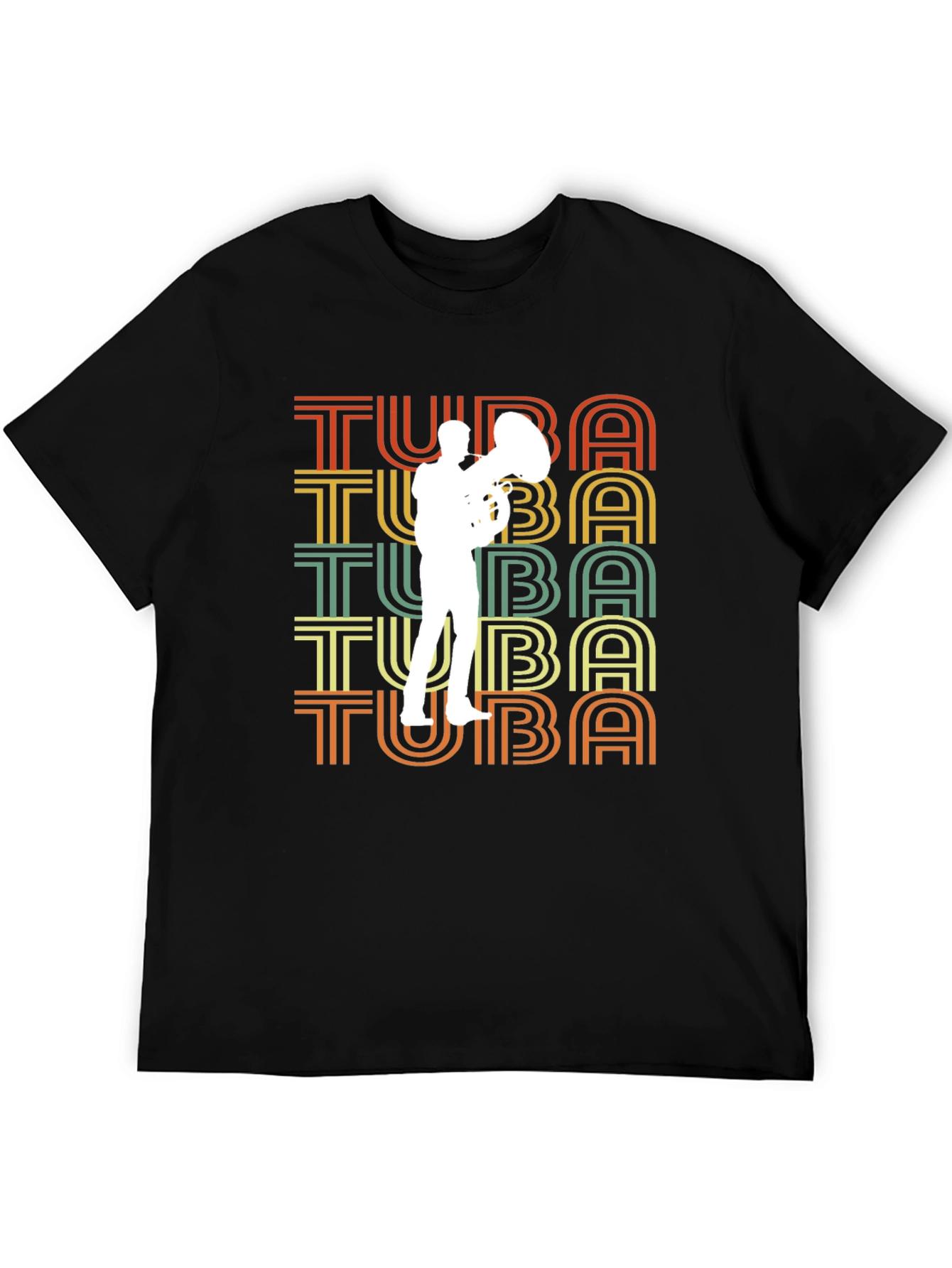 Retro Tuba Player Graphic Tee