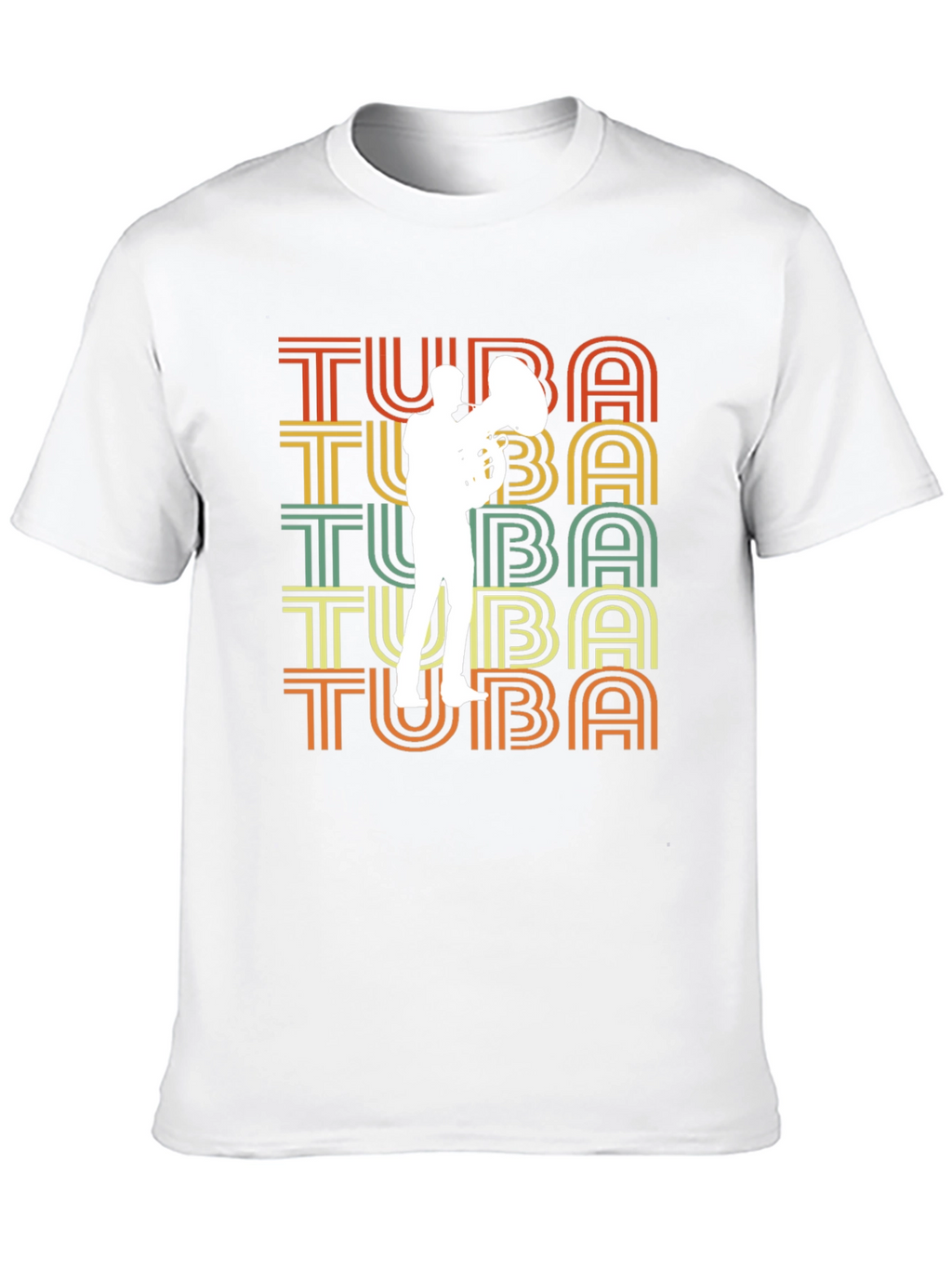 Retro Tuba Player Graphic Tee