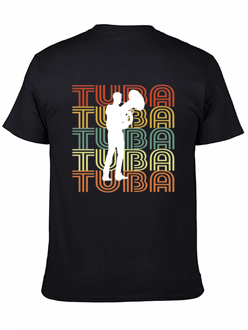 Retro Tuba Player Graphic Tee