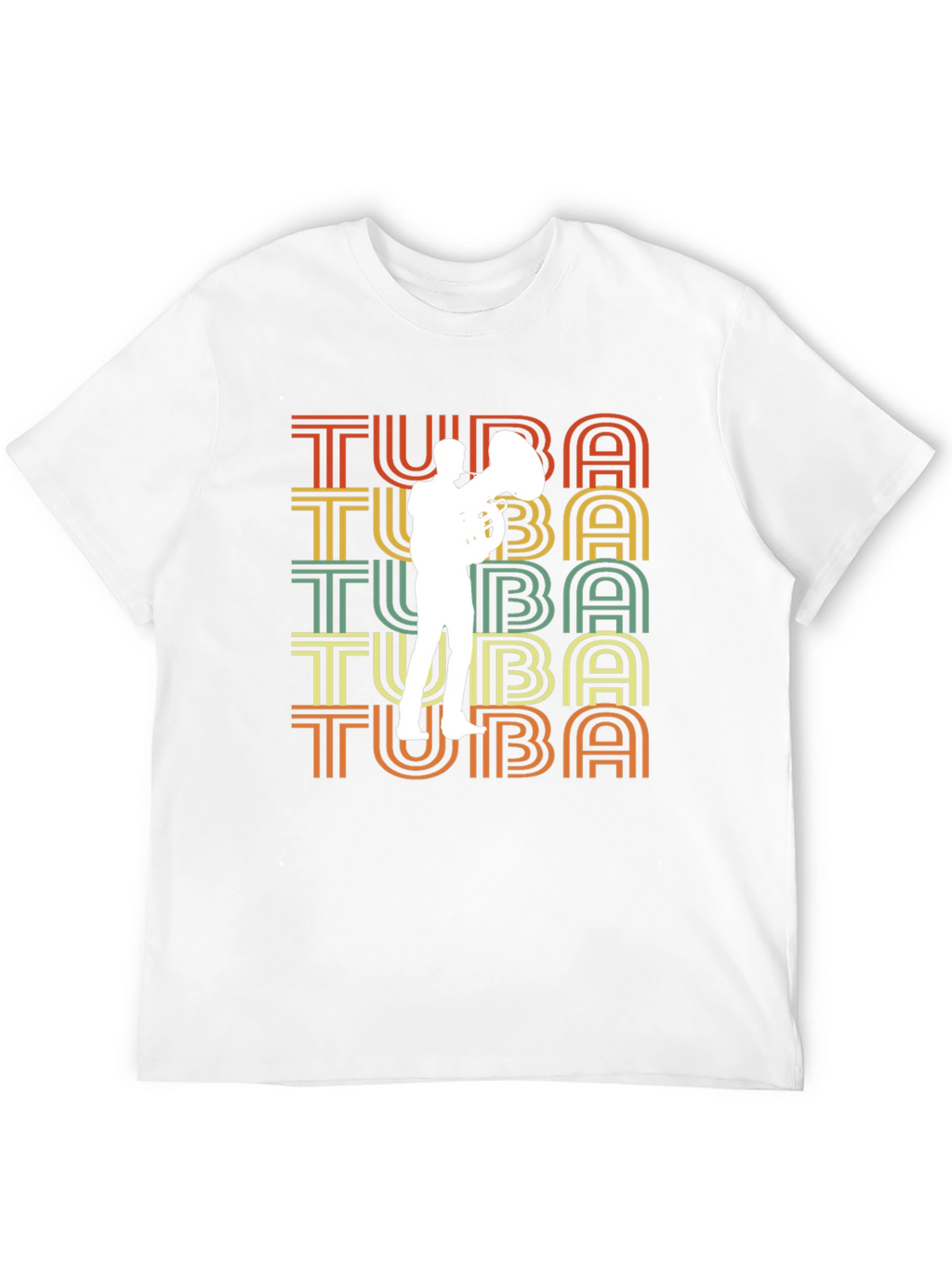 Retro Tuba Player Graphic Tee