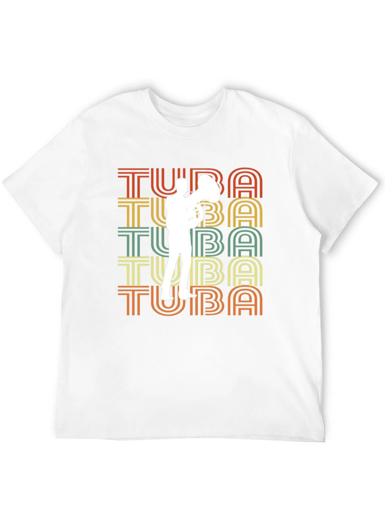 Retro Tuba Player Graphic Tee