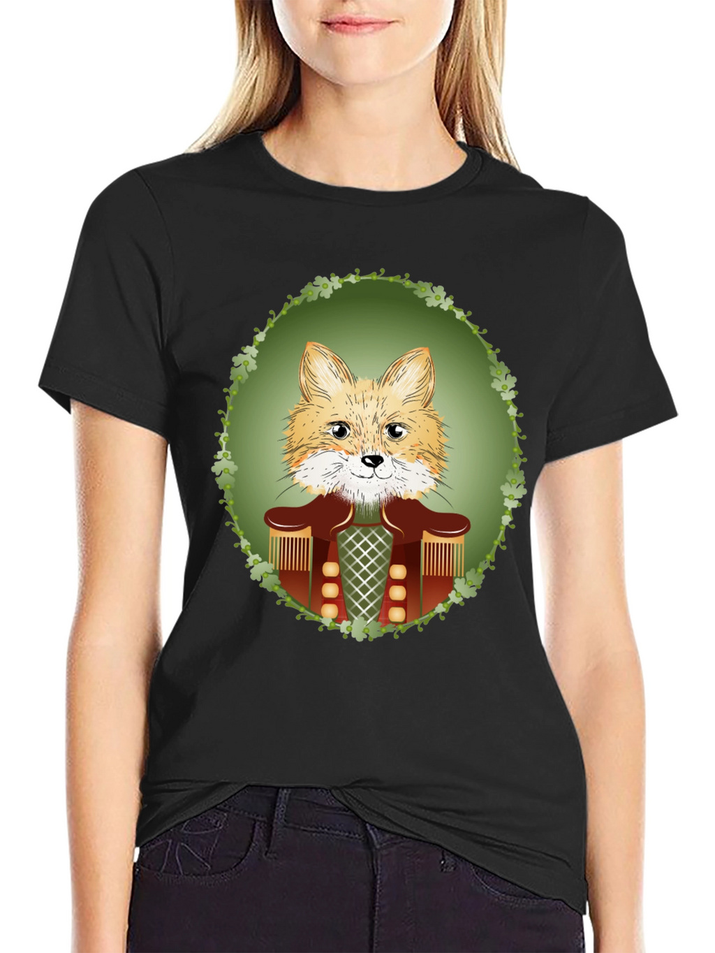 Fox Nutcracker T-Shirt - Unique Animal Design