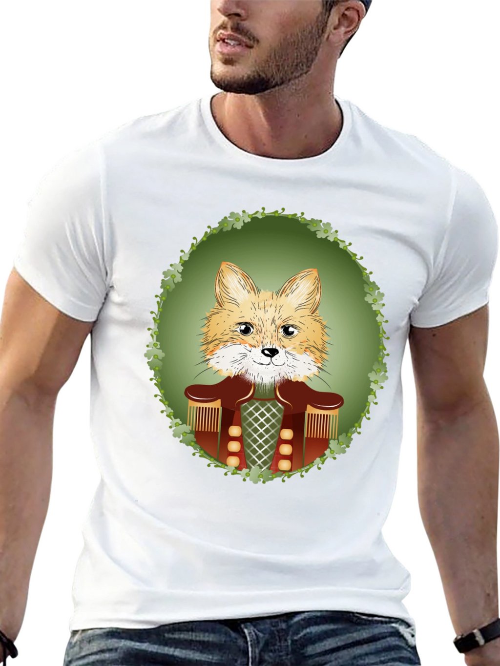 Fox Nutcracker T-Shirt - Unique Animal Design
