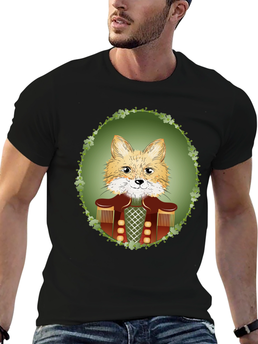 Fox Nutcracker T-Shirt - Unique Animal Design
