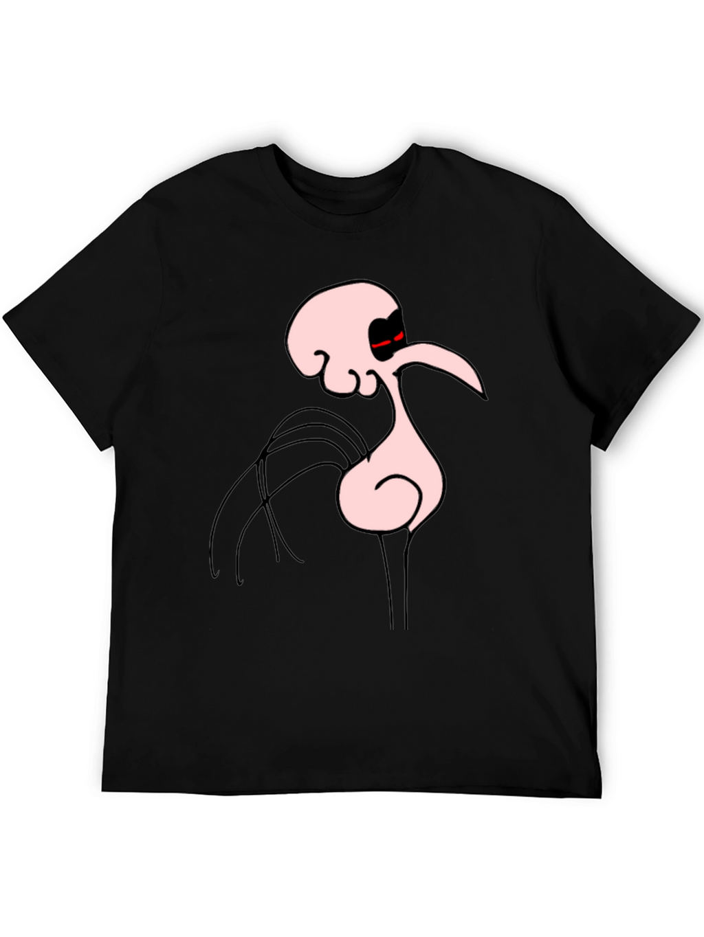 Bold Squidward T-Shirt - Black Cartoon Tee
