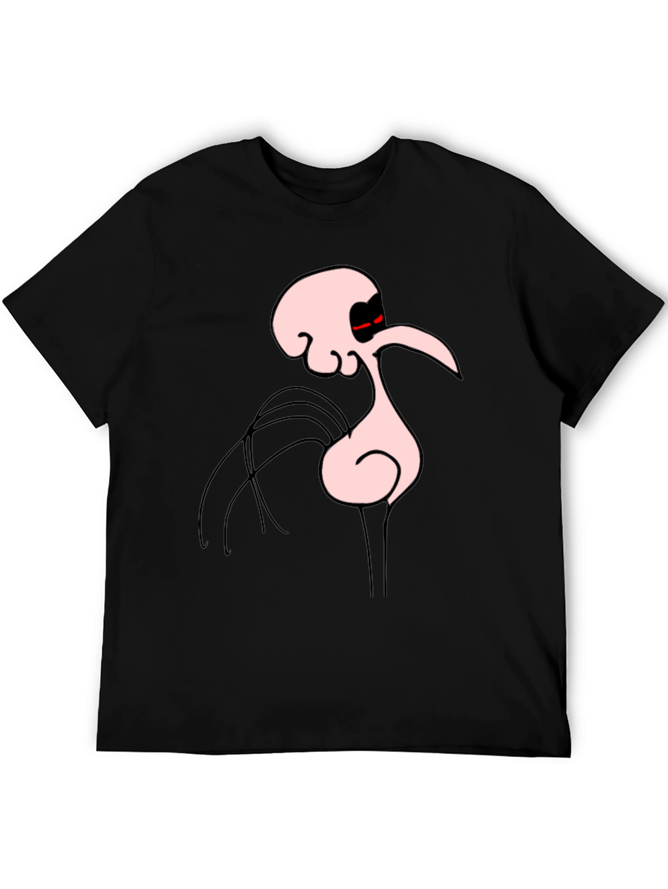 Bold Squidward T-Shirt - Black Cartoon Tee