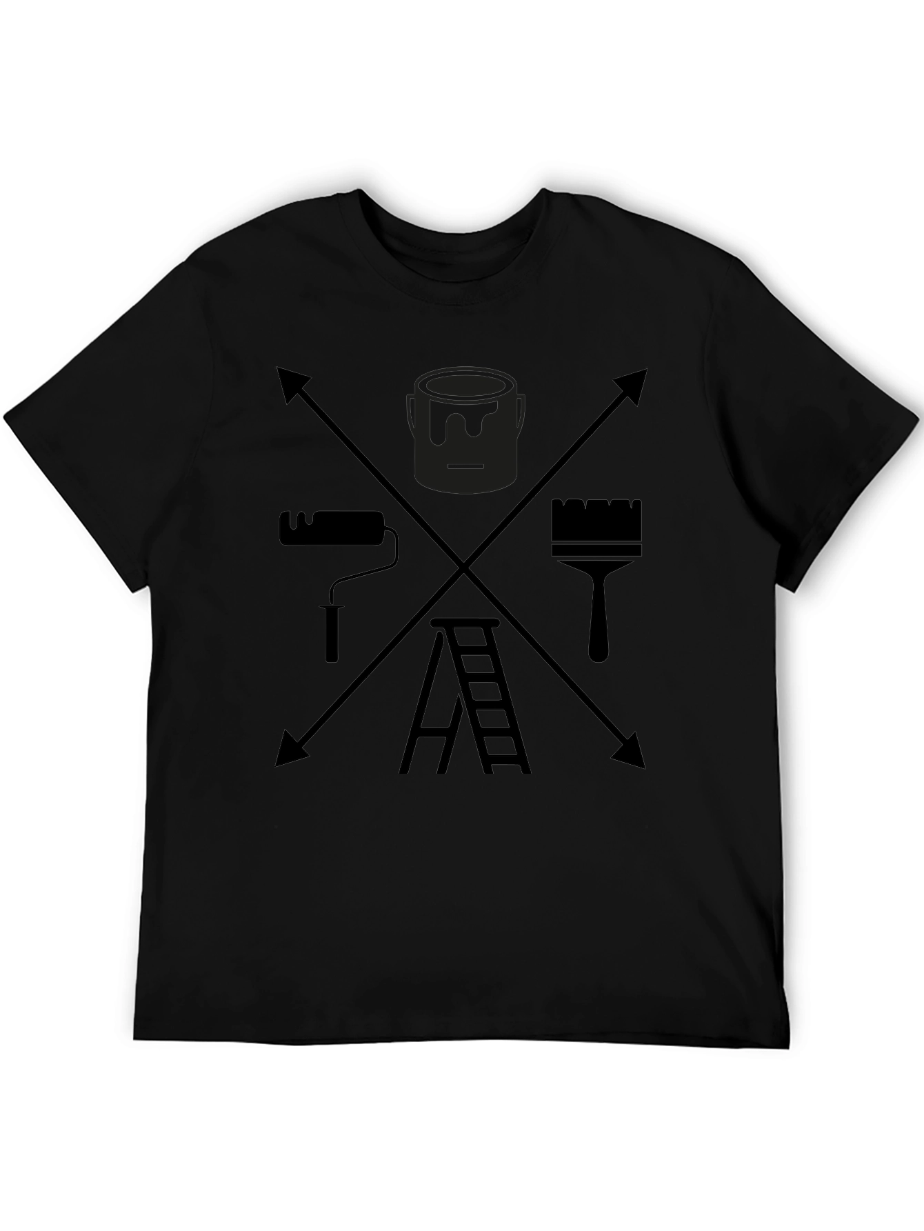 Painters Toolkit Graphic Tee - Black Crewneck T-Shirt