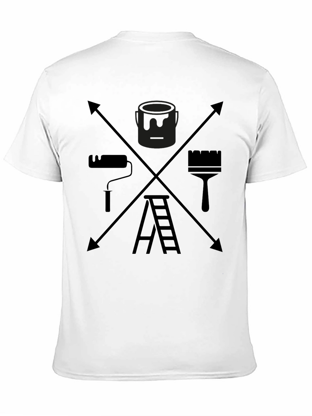 Painters Toolkit Graphic Tee - Black Crewneck T-Shirt