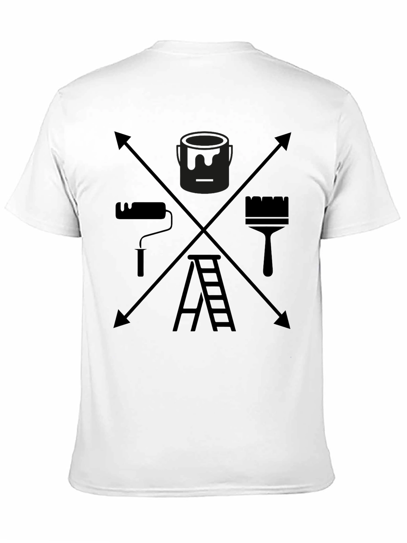 Painters Toolkit Graphic Tee - Black Crewneck T-Shirt