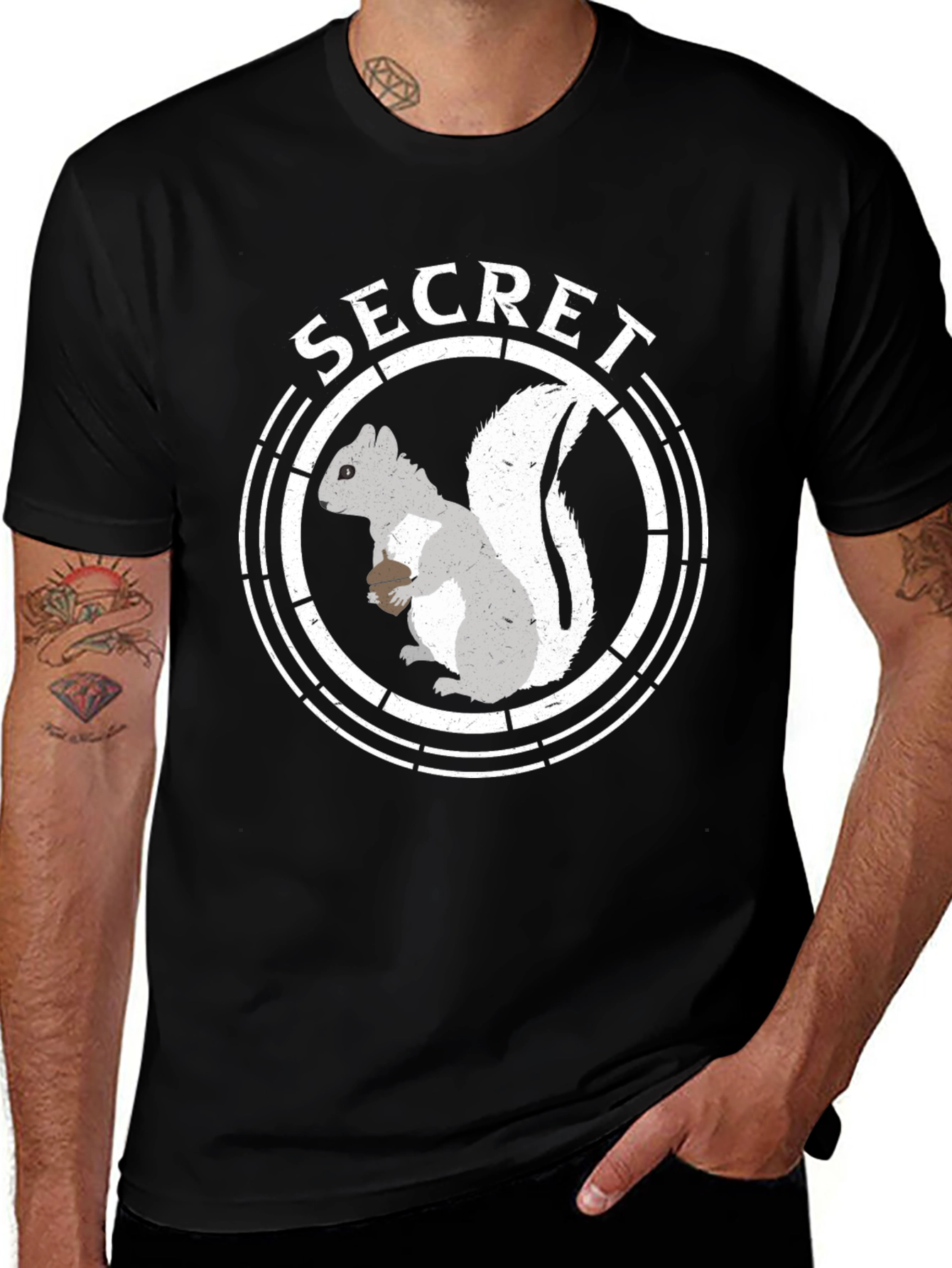 Secret Squirrel Graphic T-Shirt