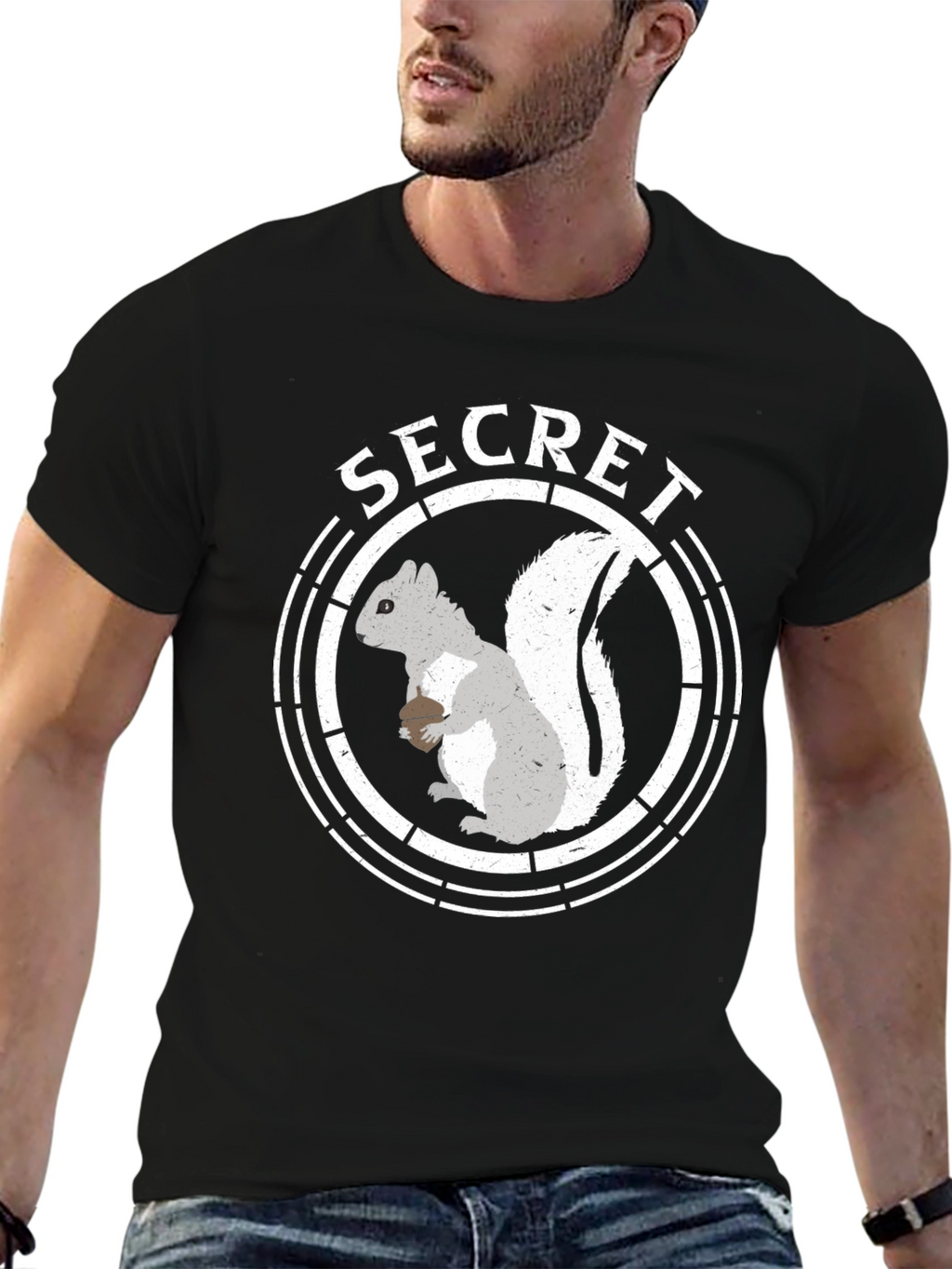 Secret Squirrel Graphic T-Shirt