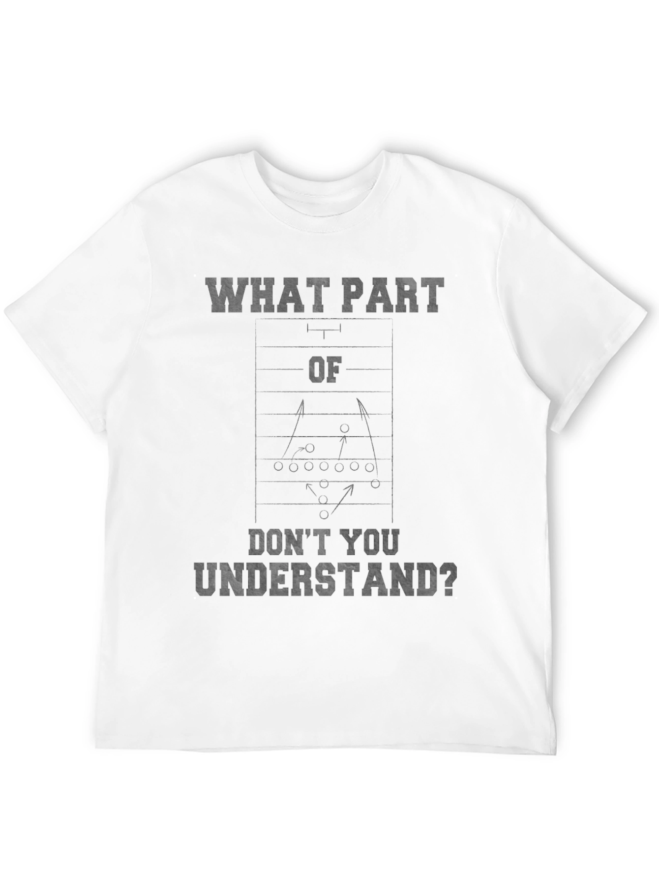 Football Play T-Shirt - What Part Dont You Understand?