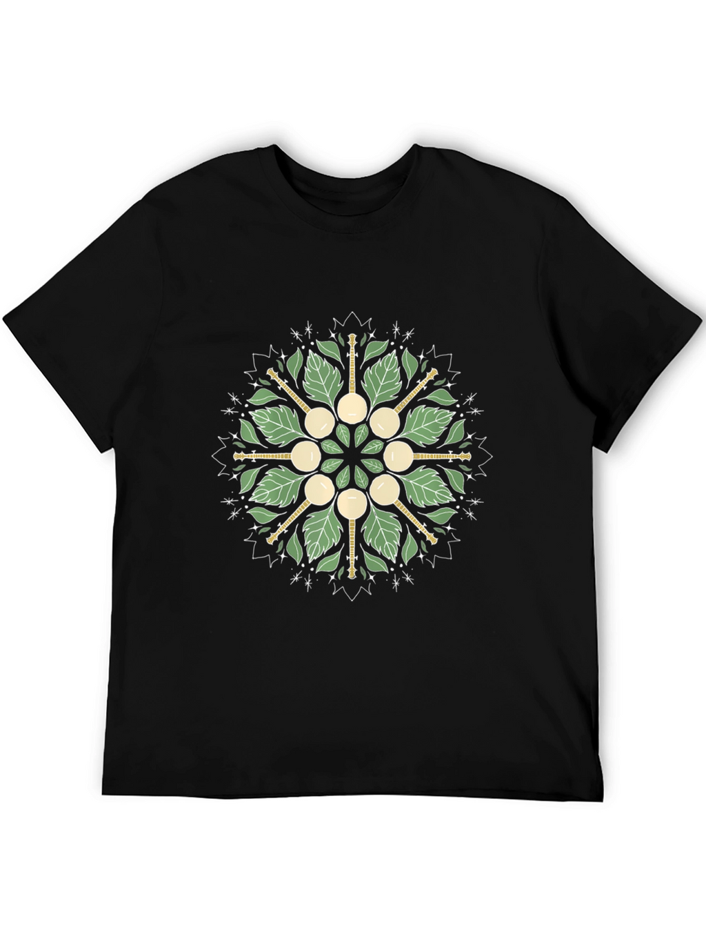 Banjo Mandala Graphic Tee - Unique Music Lover Shirt