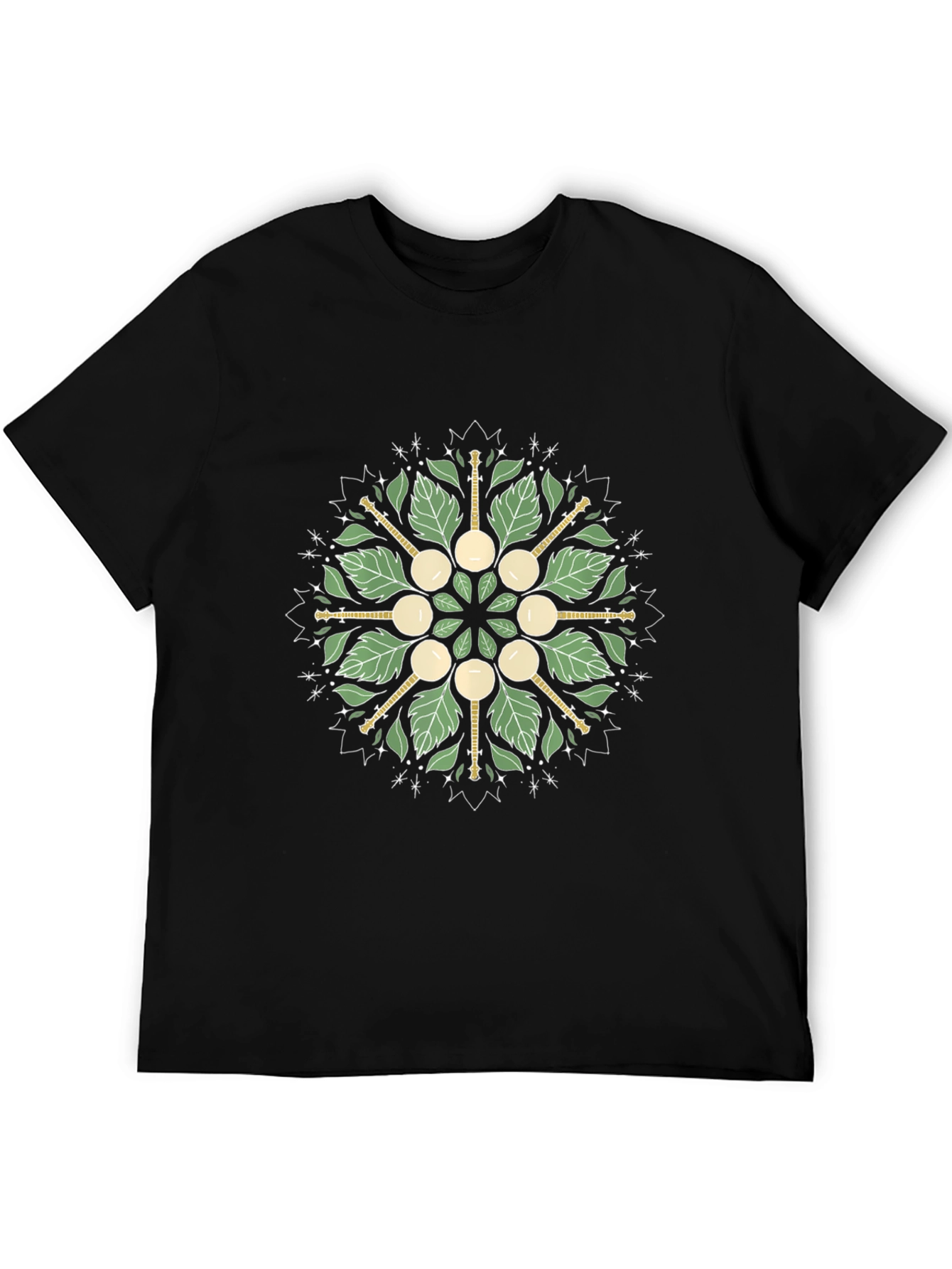 Banjo Mandala Graphic Tee - Unique Music Lover Shirt