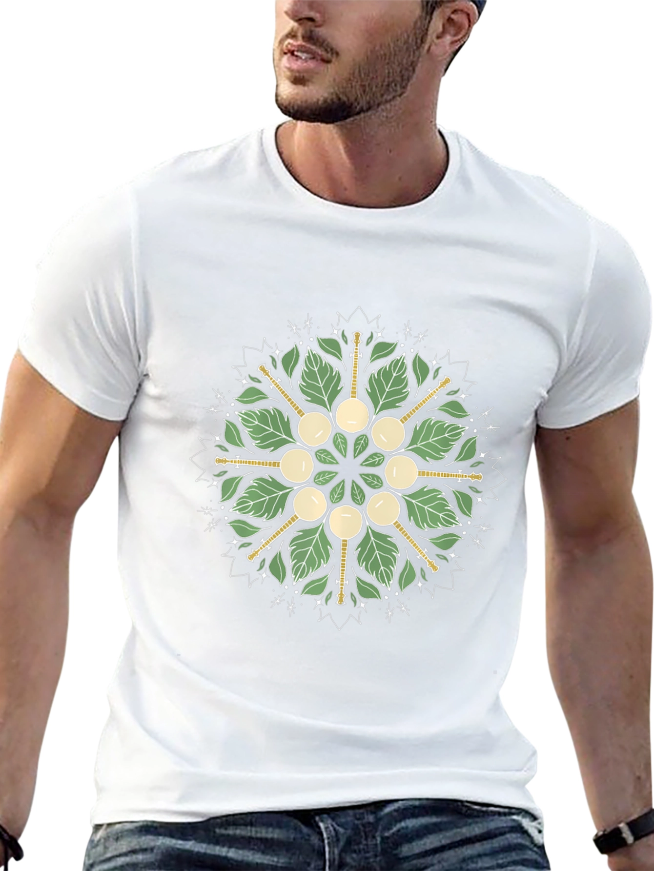 Banjo Mandala Graphic Tee - Unique Music Lover Shirt