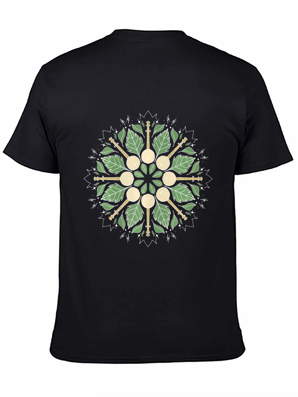 Banjo Mandala Graphic Tee - Unique Music Lover Shirt