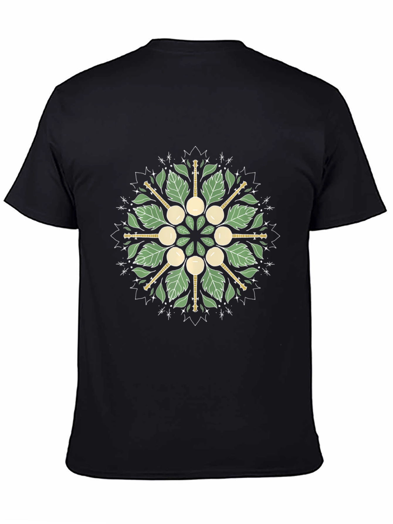 Banjo Mandala Graphic Tee - Unique Music Lover Shirt