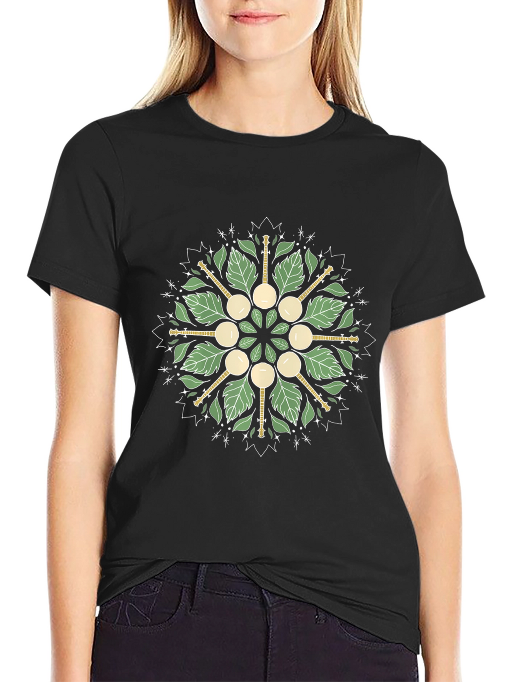 Banjo Mandala Graphic Tee - Unique Music Lover Shirt
