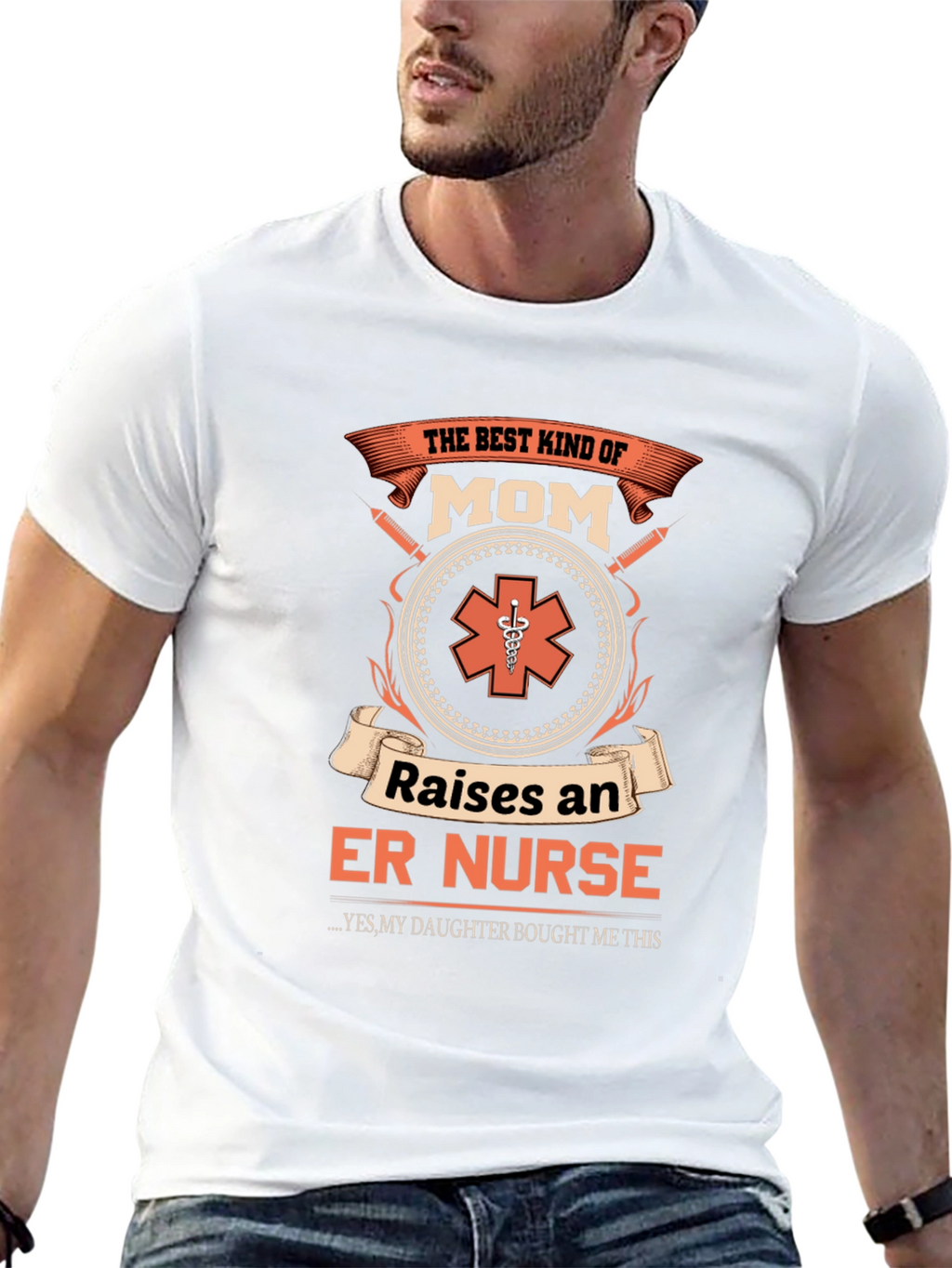 ER Nurse Mom Graphic T-Shirt