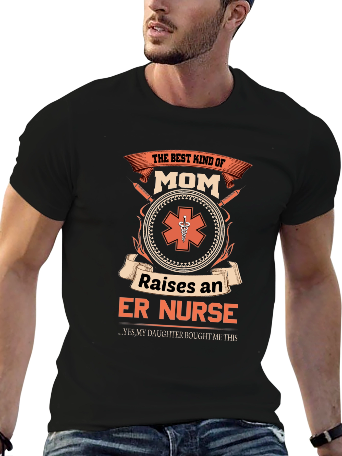 ER Nurse Mom Graphic T-Shirt