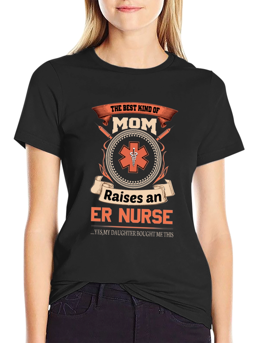 ER Nurse Mom Graphic T-Shirt