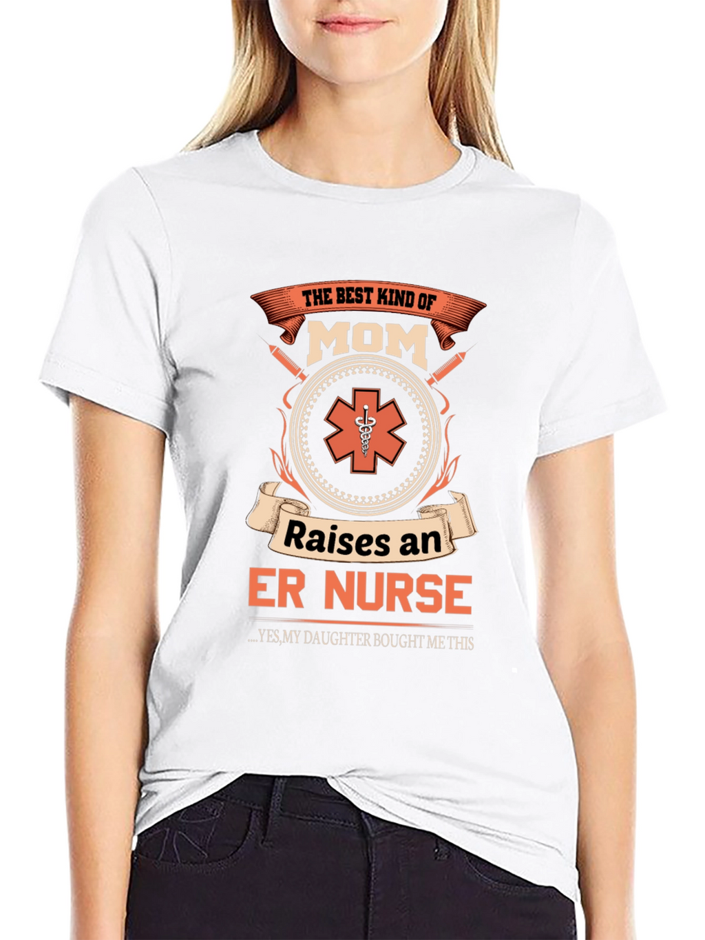 ER Nurse Mom Graphic T-Shirt