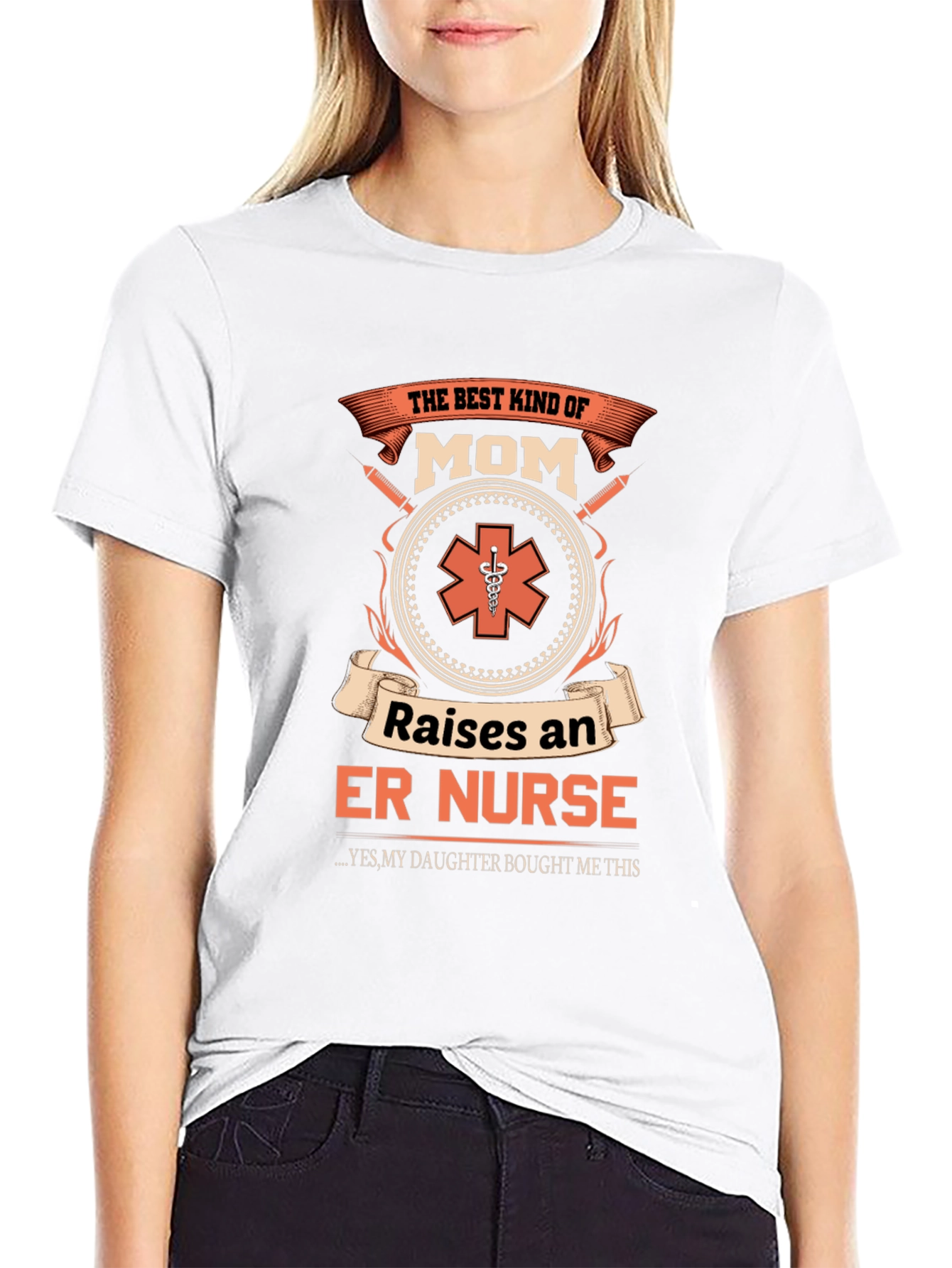 ER Nurse Mom Graphic T-Shirt