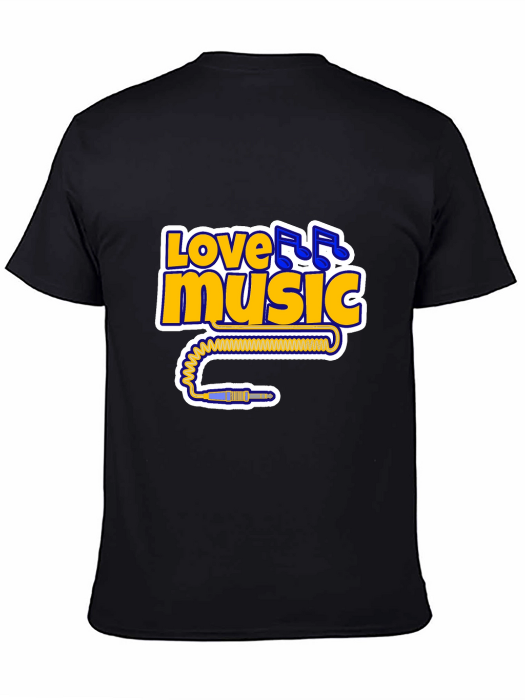 Love Music Black T-Shirt